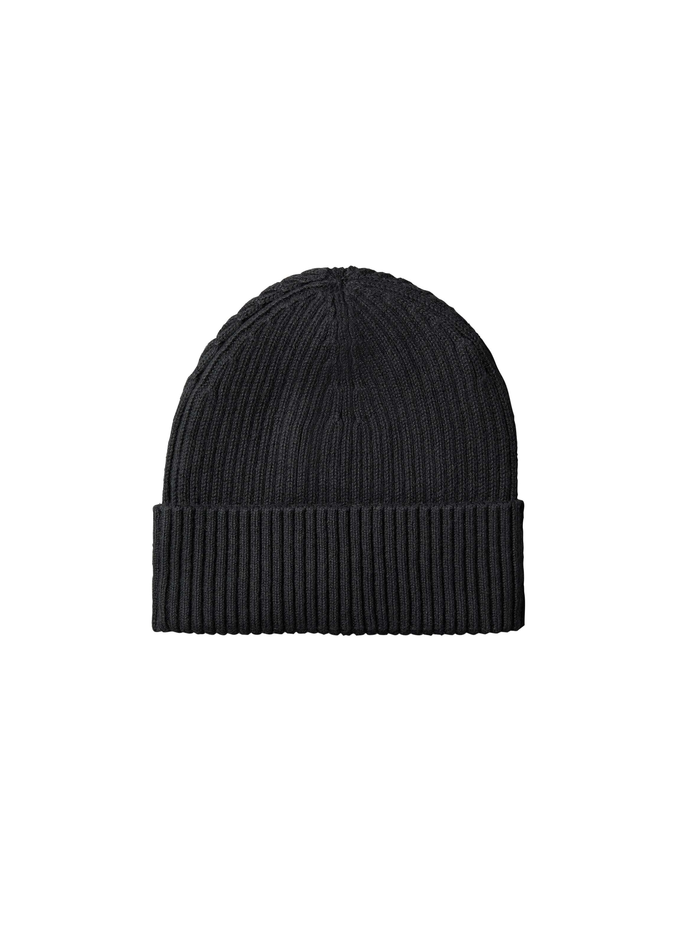 Calvin Klein Beanie »PATCH CHUNKY RIB COTTON BEANIE« Regular fit mit aufgenähtem Markenlogo