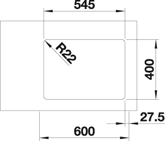 Blanco Küchenspüle »ANDANO 340/180-U«