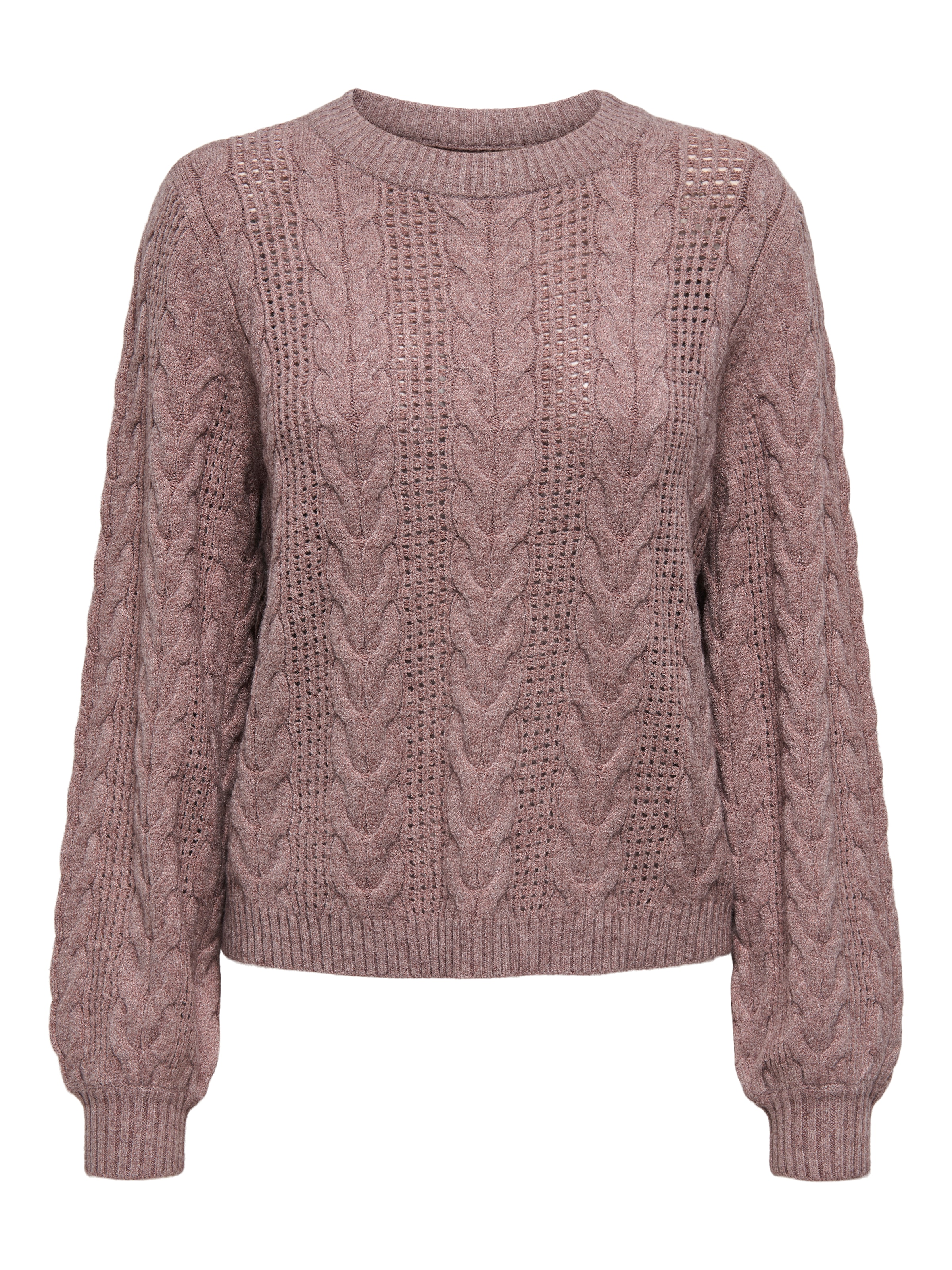ONLY Rundhalspullover »ONLRUBINA LS CABLE O-NECK KNT NOOS«