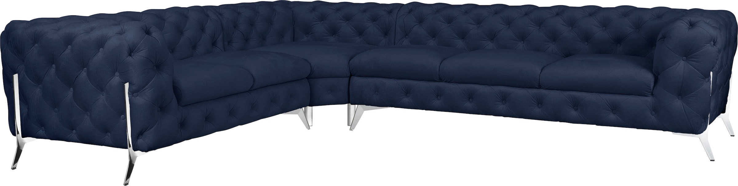 Home affaire Chesterfield-Sofa »Amaury L-Form« großes Ecksofa, Chesterfield günstig online kaufen