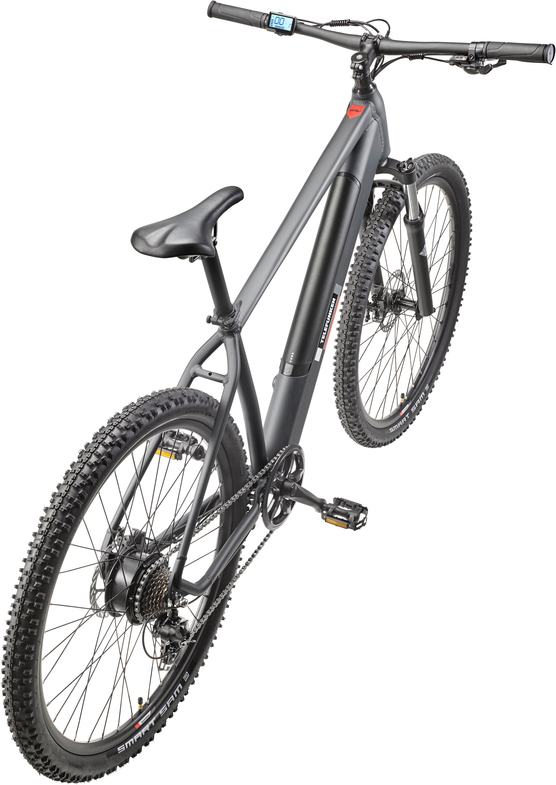 Telefunken E-Bike »E-MTB Aufsteiger M919«, 7 Gang, Shimano, Tourney, Heckmotor 250 W, Pedelec, Elektrofahrrad, Damen u. Herren, E-MTB, Mountainbike, 29 Zoll