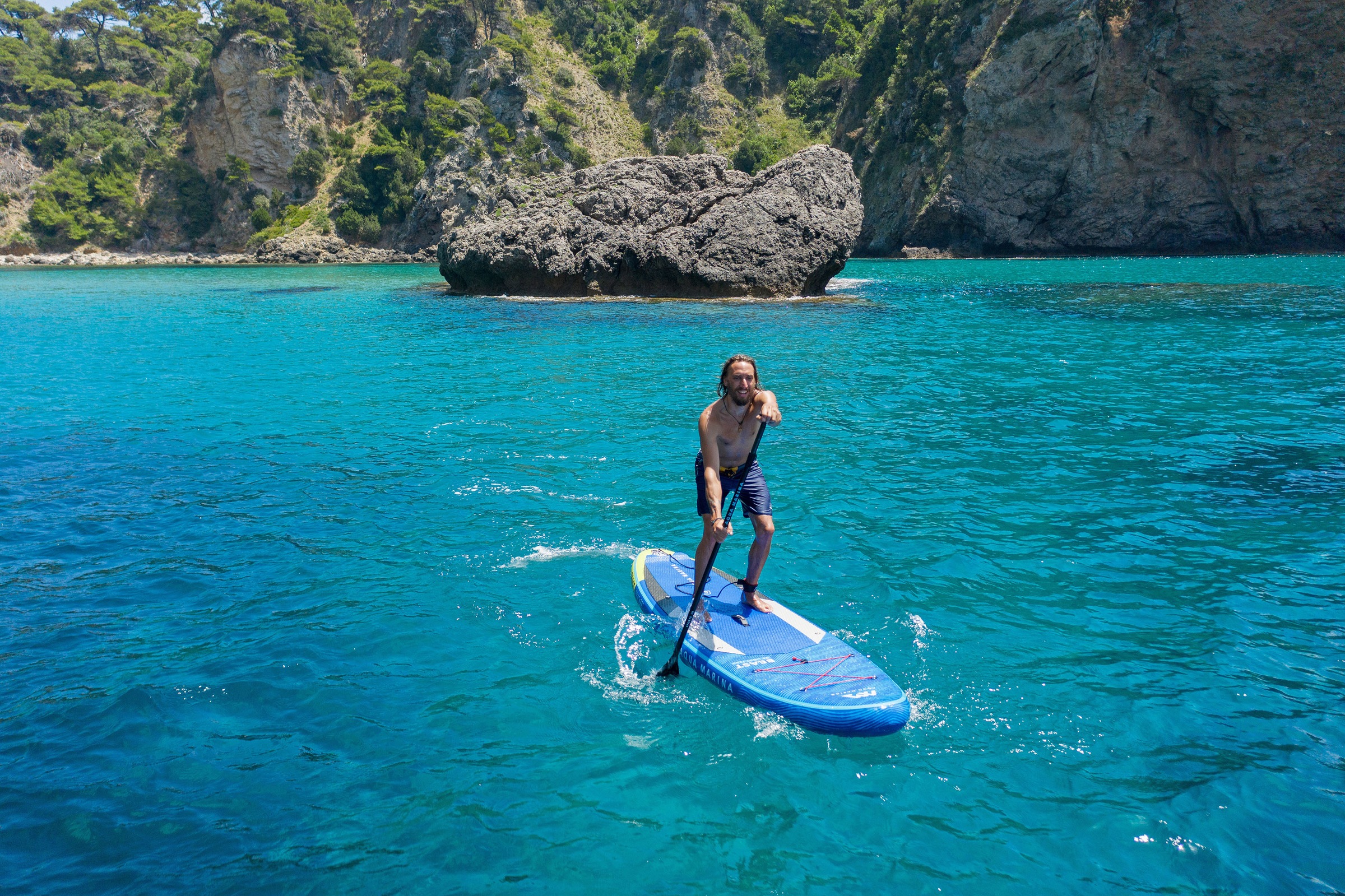 Aqua Marina Inflatable SUP-Board »Beast Stand-Up«, (Set, 6 tlg., mit Paddel, Pumpe und Transportrucksack)