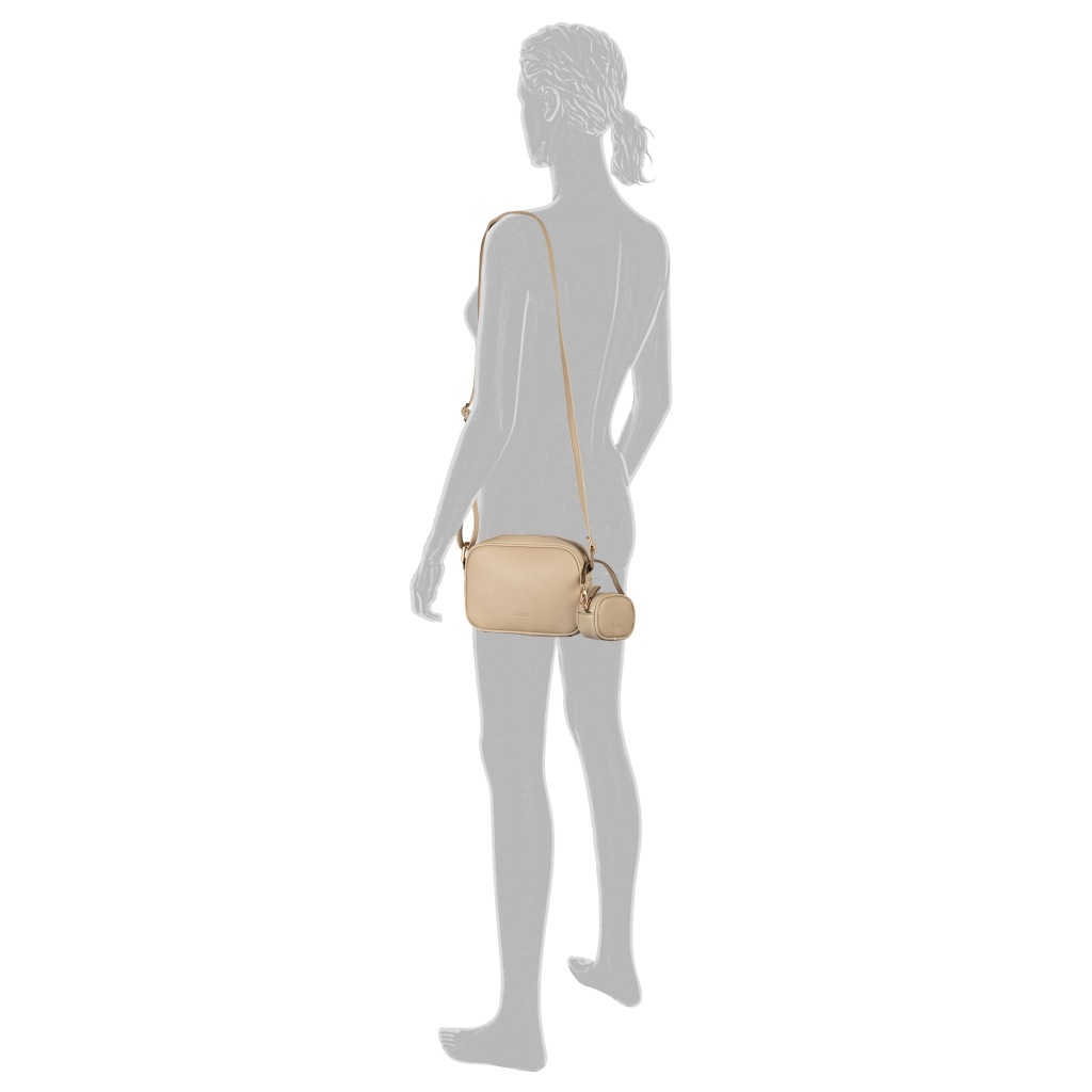 Gabor Handtasche »Devika« runde Formen sowie dekorative Seitenakzente mit Mini-Taschenanhänger