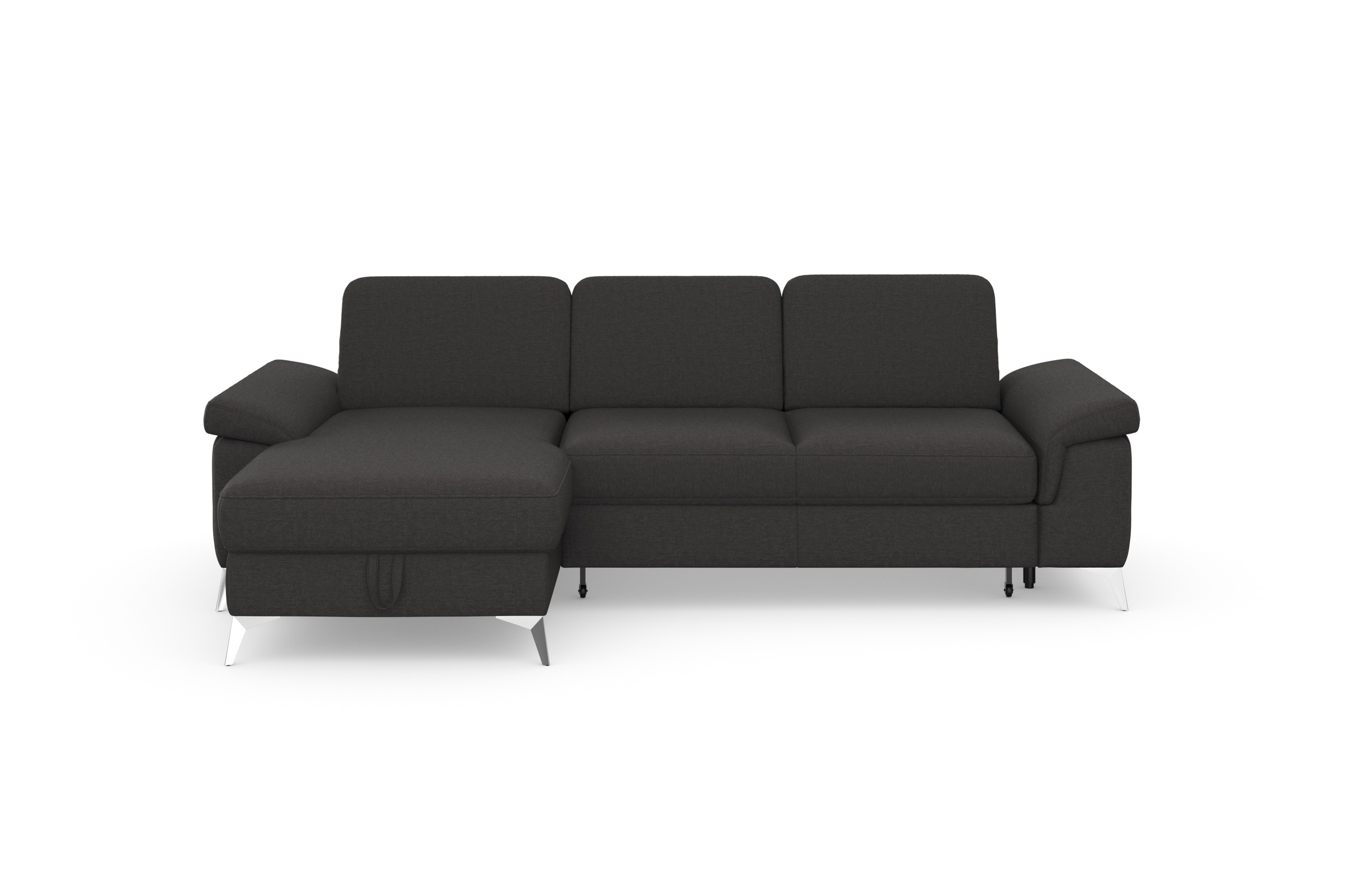 sit&more Ecksofa »Padua L-Form«, inklusive Sitztiefenverstellung, Armteilfunktion und Federkern