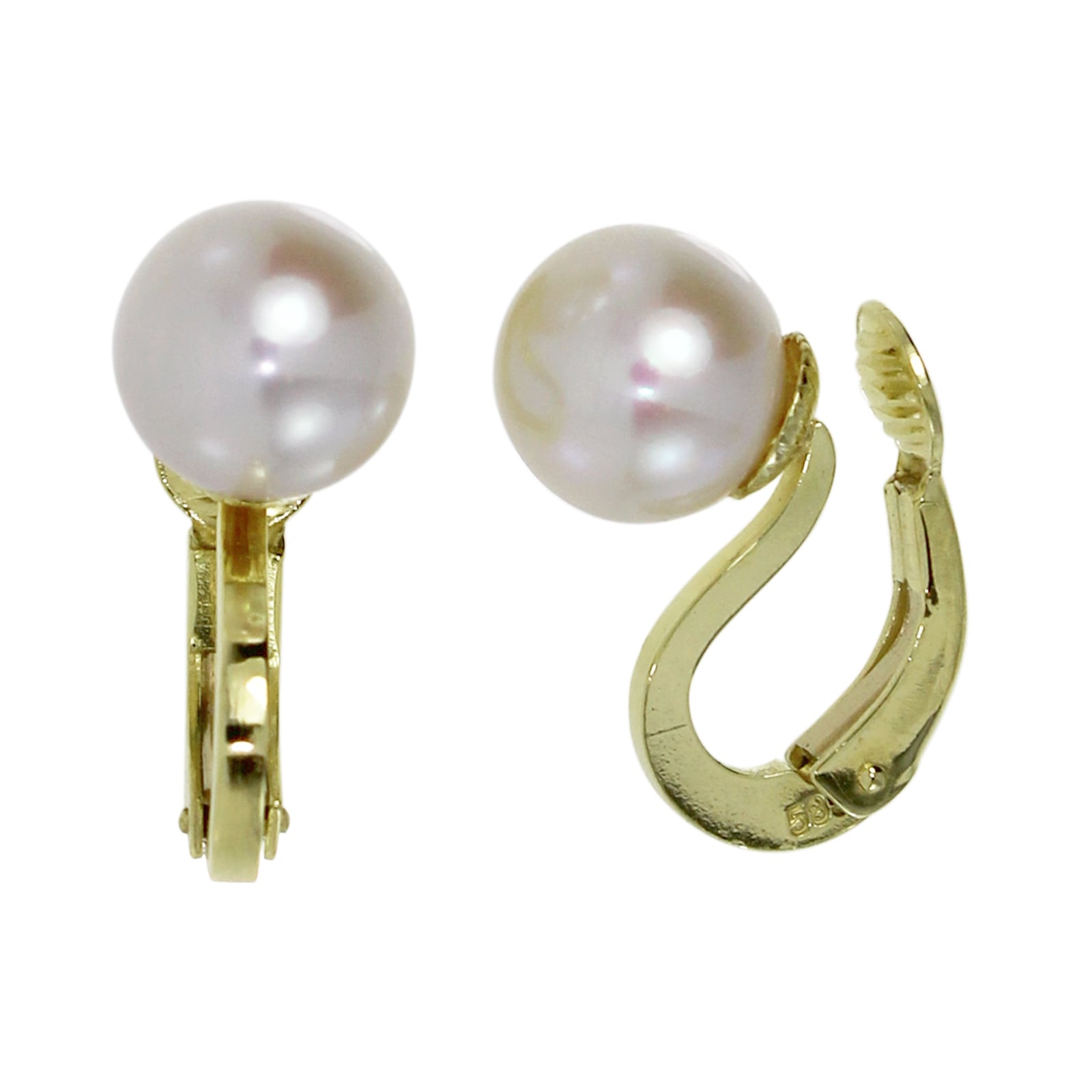 OSTSEE-SCHMUCK Paar Ohrclips 