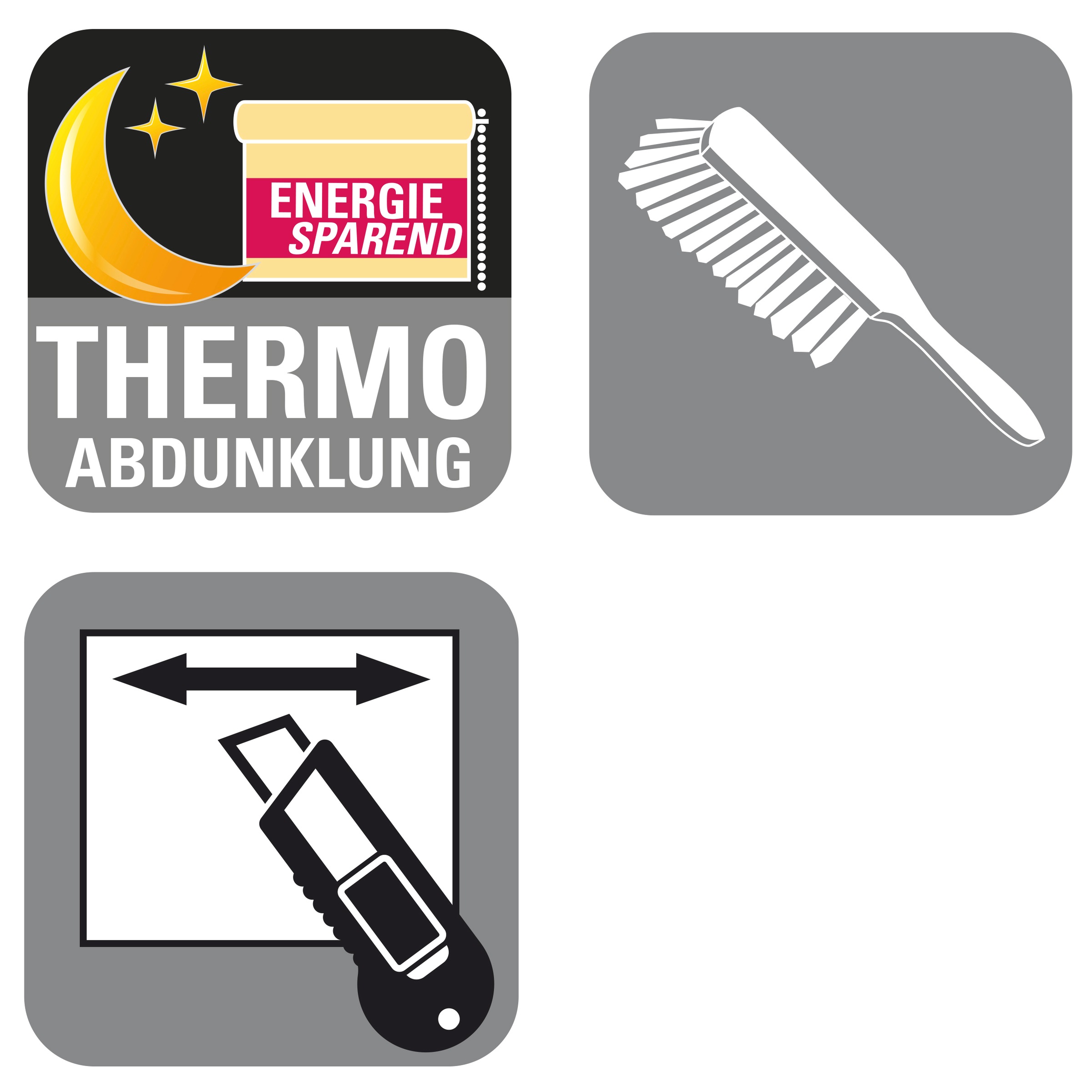 GARDINIA Rollo »Seitenzugrollo Thermo energiesparend«, abdunkelnd, mit Bohren, Schrauben, Thermo Rückseite