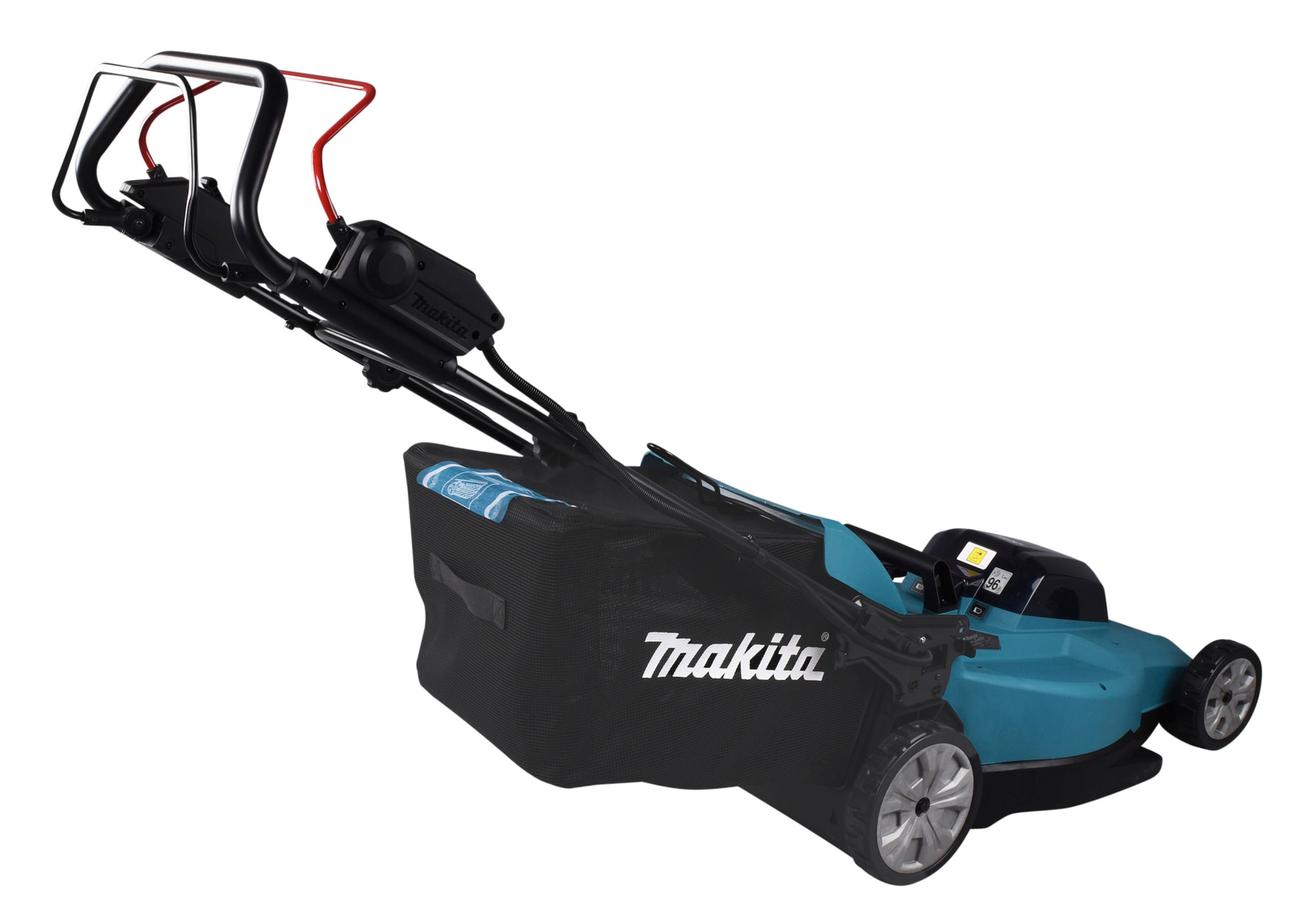 Makita Akkurasenmäher »»DLM539Z««, Ohne Akku und Ladegerät,2x18V, 53 cm, 70 l
