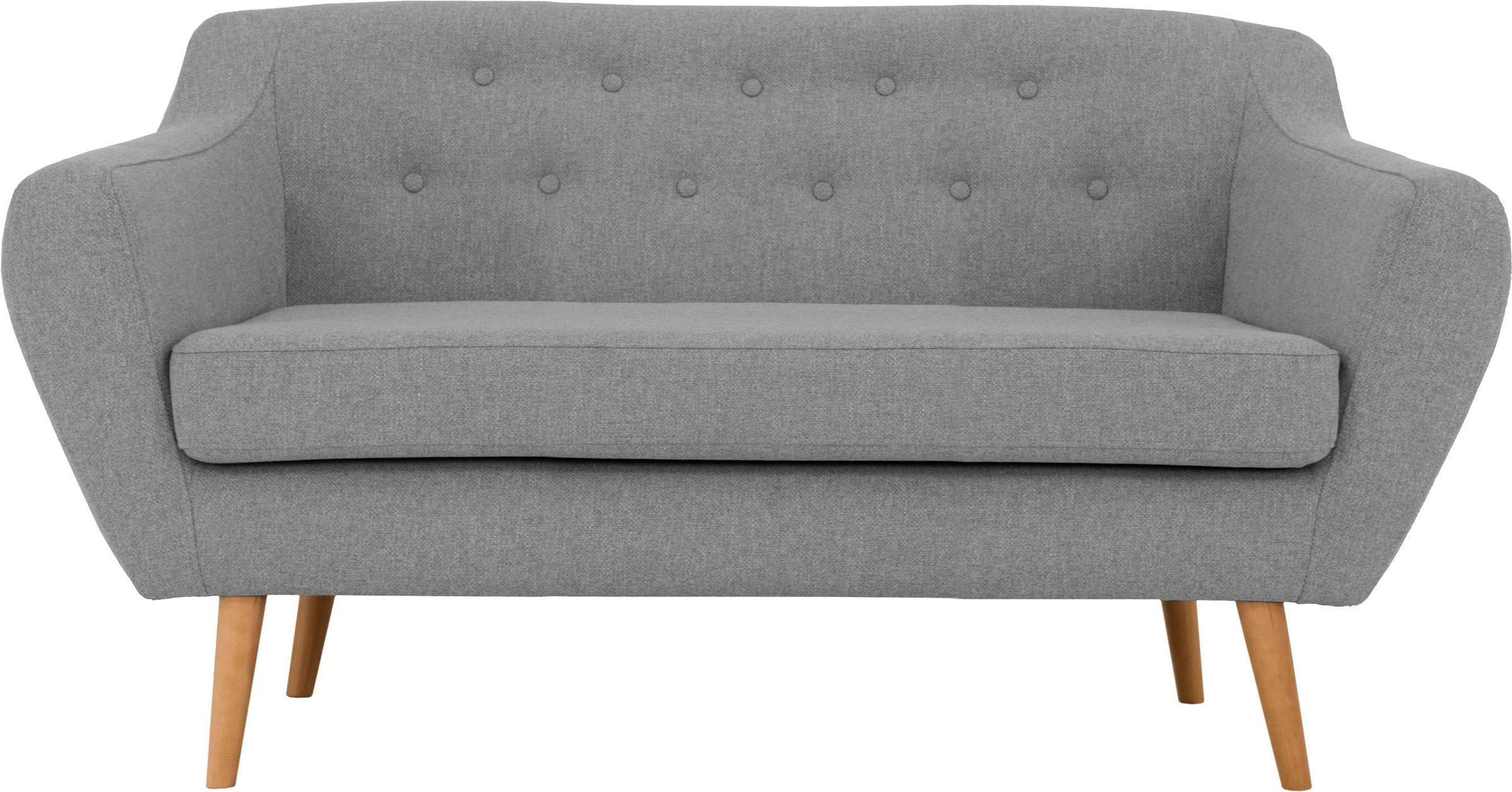 Home affaire 2-Sitzer »Renne« mit Heftung im Rücken im skandinavischem Stil günstig online kaufen