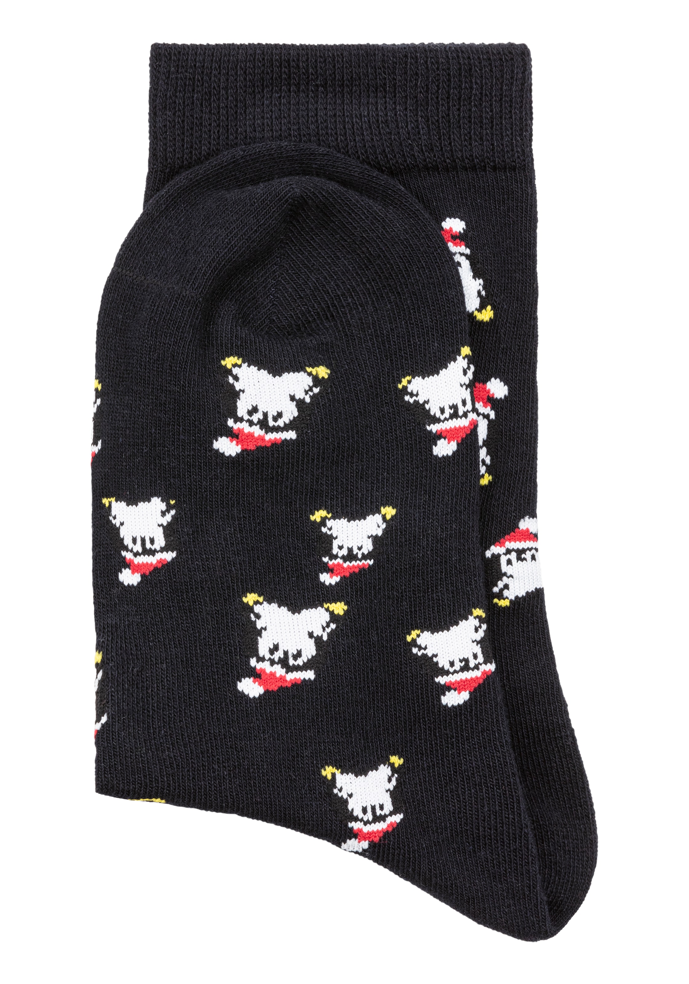H.I.S Basicsocken Packung, 3 Stk. tlg. Weihnachten, mit weihnachtlichen Motiven