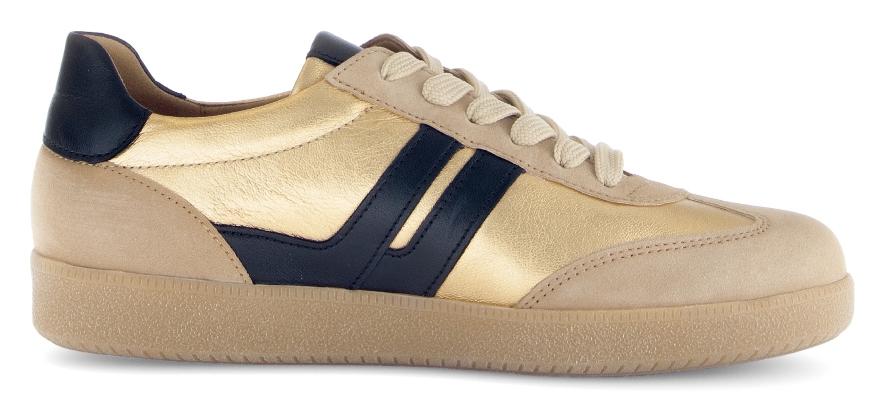 Gabor Plateausneaker, Freizeitschuh, Halbschuh, Schnürschuh mit gepolstertem Schaftrand