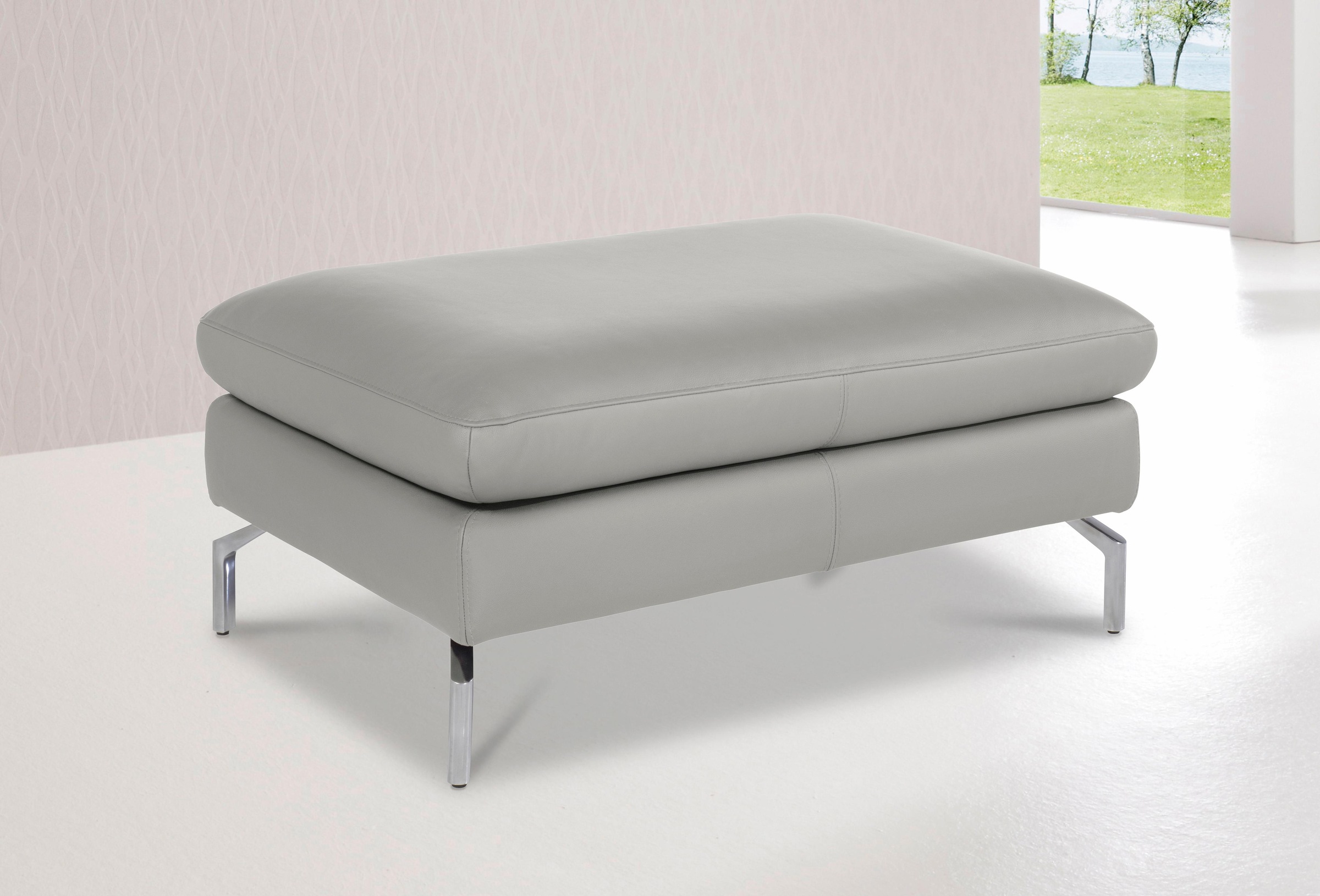 CALIA ITALIA Hocker »Dave mit edlem Metallfuß« günstig online kaufen