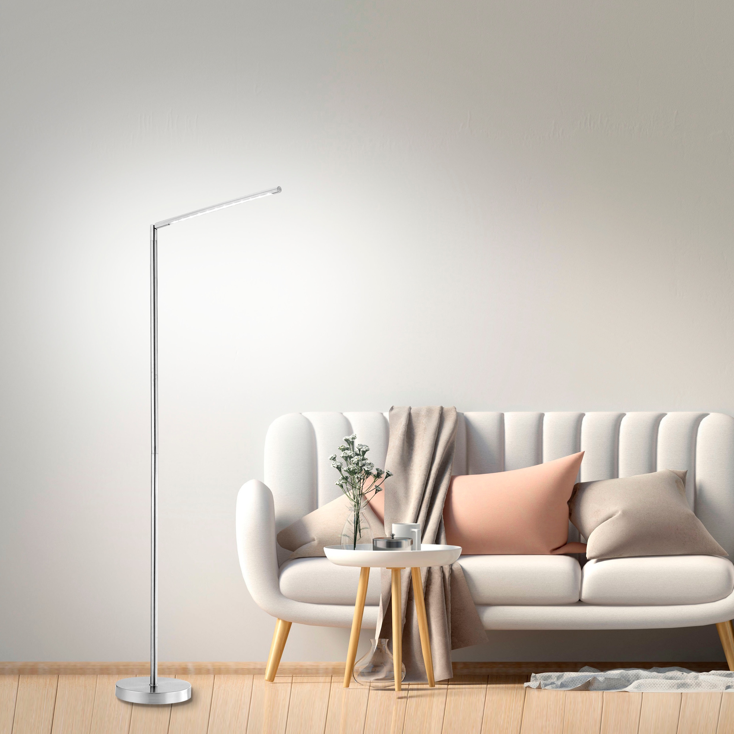 JUST LIGHT Stehlampe »DAWDA«, 1 flammig, Leuchtmittel LED-Board | LED fest integriert, LED, dimmbar über Tastdimmer