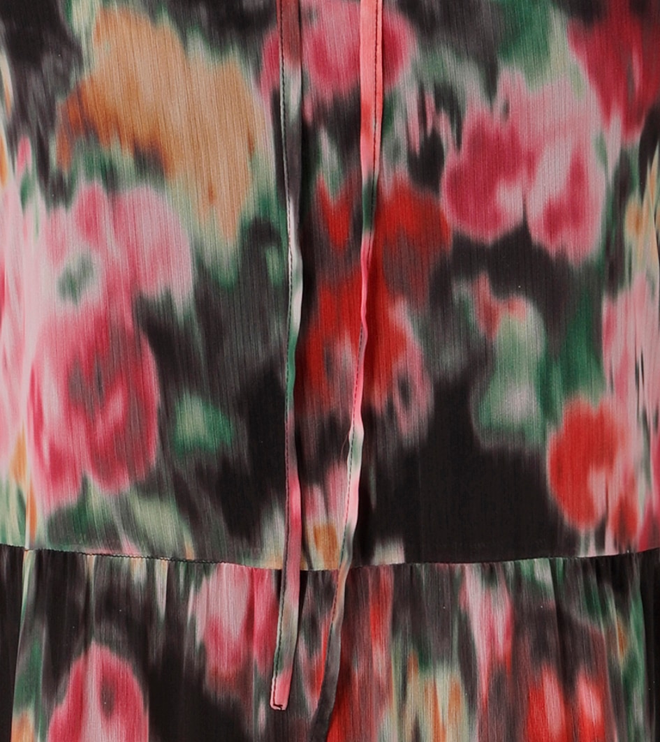 Aniston CASUAL Maxikleid mit Jersey-Unterkleid,  mit farbenfrohen Batikblumen bedruckt - NEUE KOLLEKTION