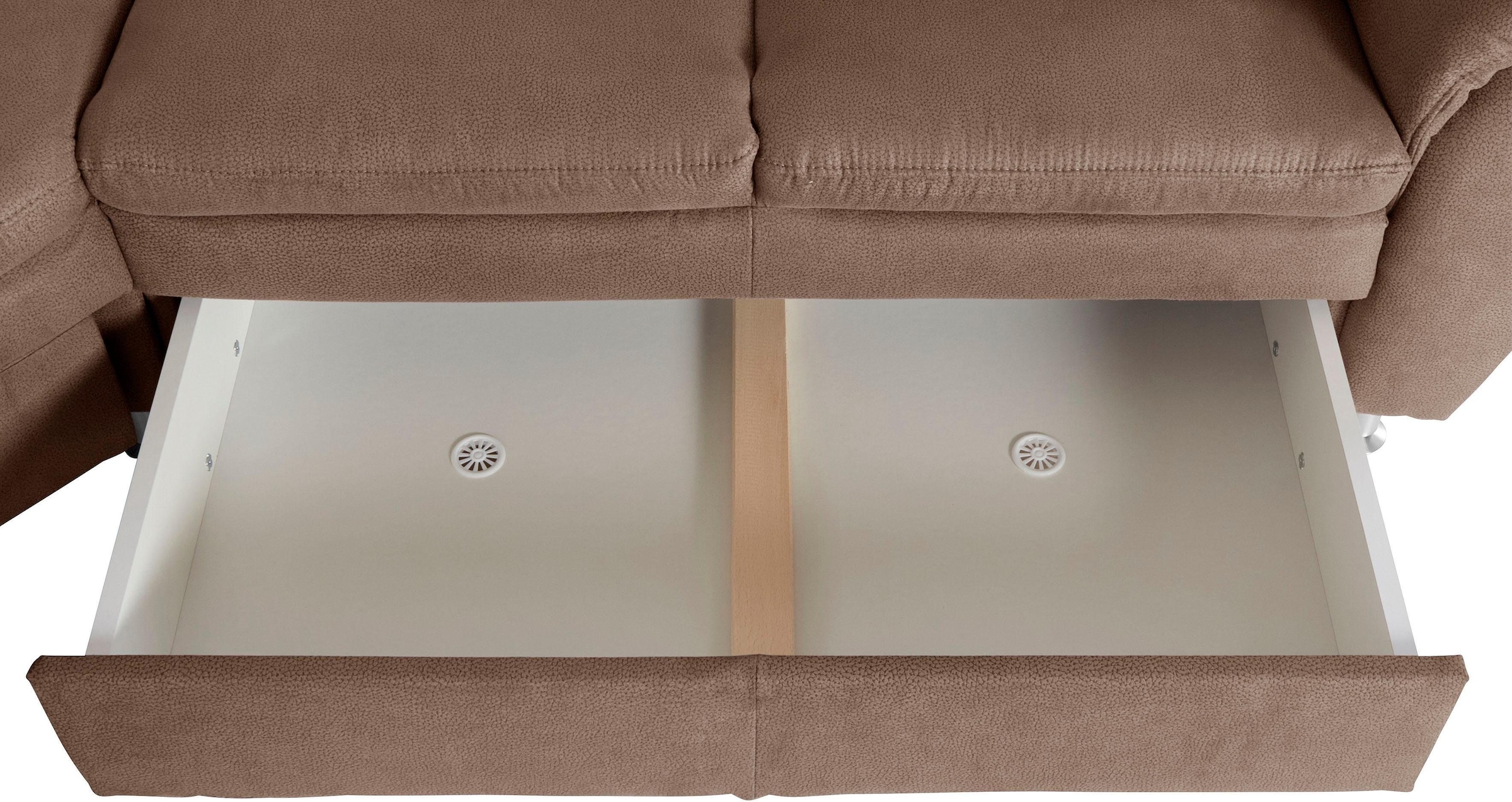 Places of Style Ecksofa »Cardoso L-Form«, mit Trapezecke für mehr Sitzkomfort, wahlweise auch mit Bettfunktion