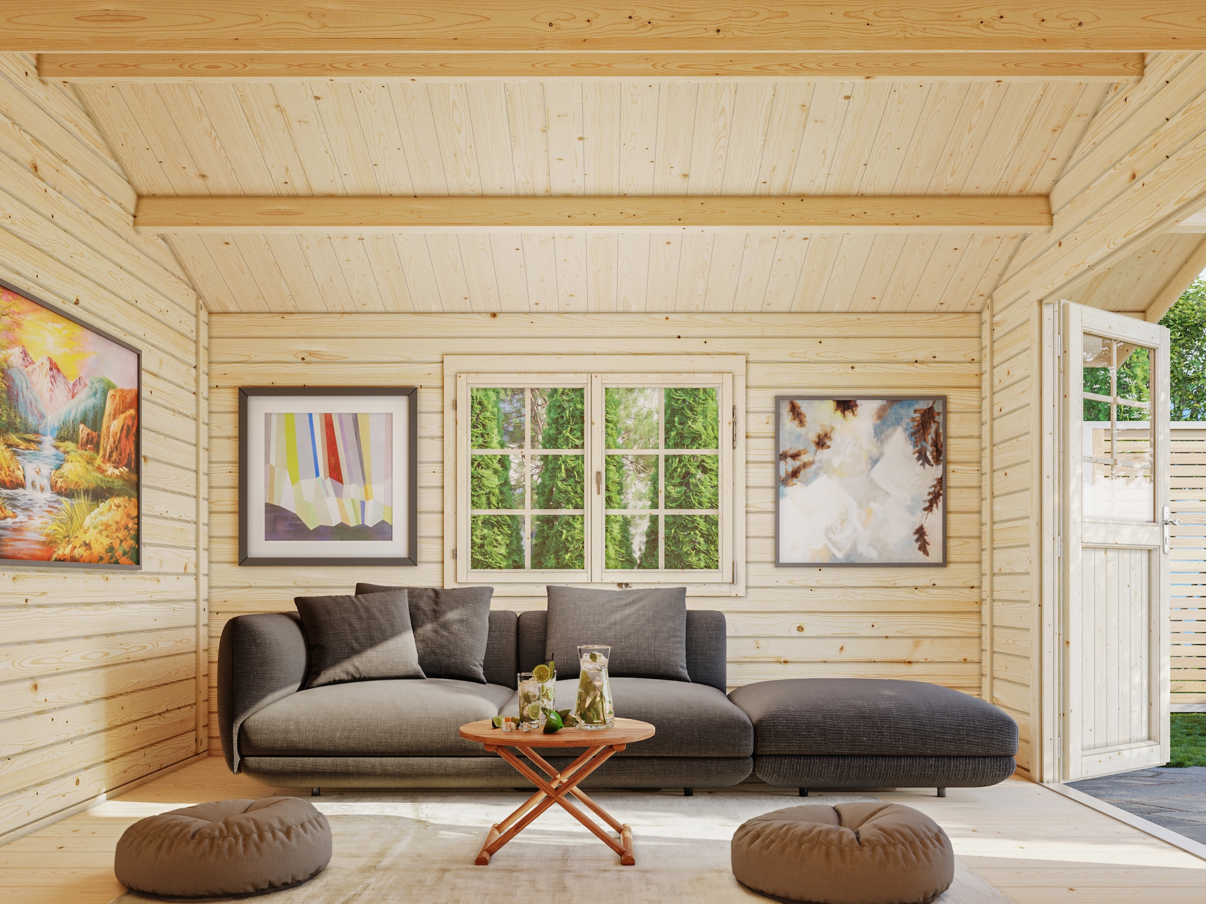 Palmako Gartenhaus »Sally« verschiedene Farben