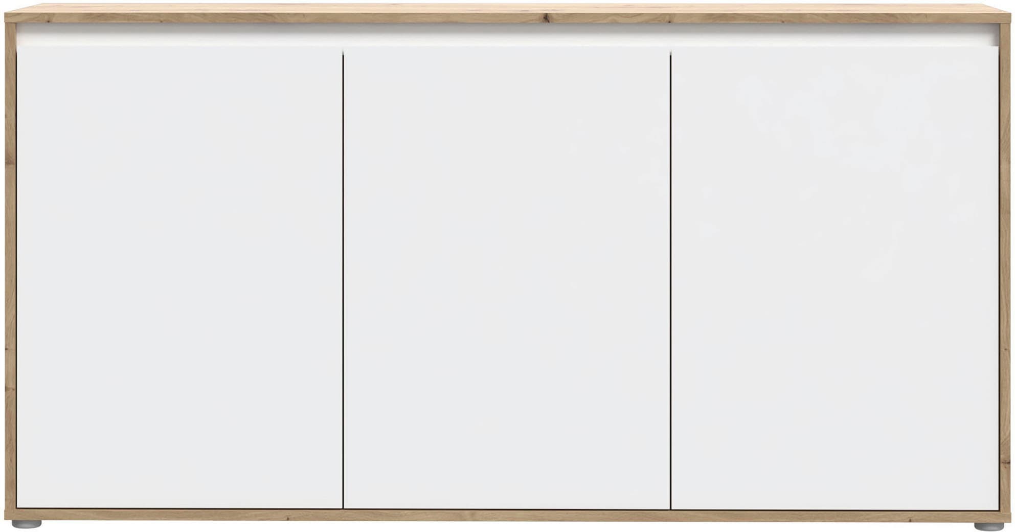 FORTE Sideboard »Kommode groß Breite ca 152 cm«, (B/H/T 152,3/78,5/42 cm), grifflose Front, viel Stauraum
