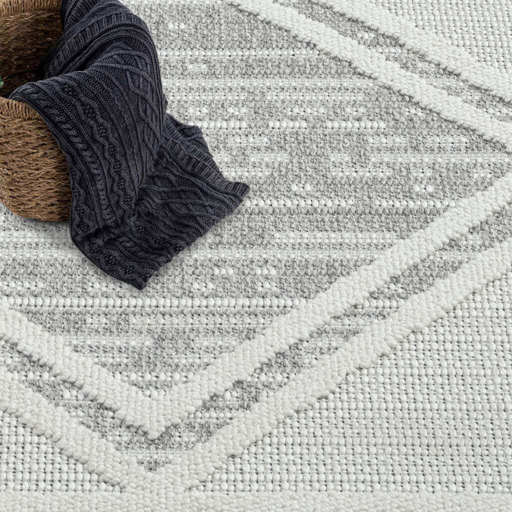 Carpet City Teppich »LINDO 8853«, rund, 11 mm Höhe, Kurzflor, Hochtief-Muster/ 3D-Effekt, Boho-Stil, Wohnzimmer