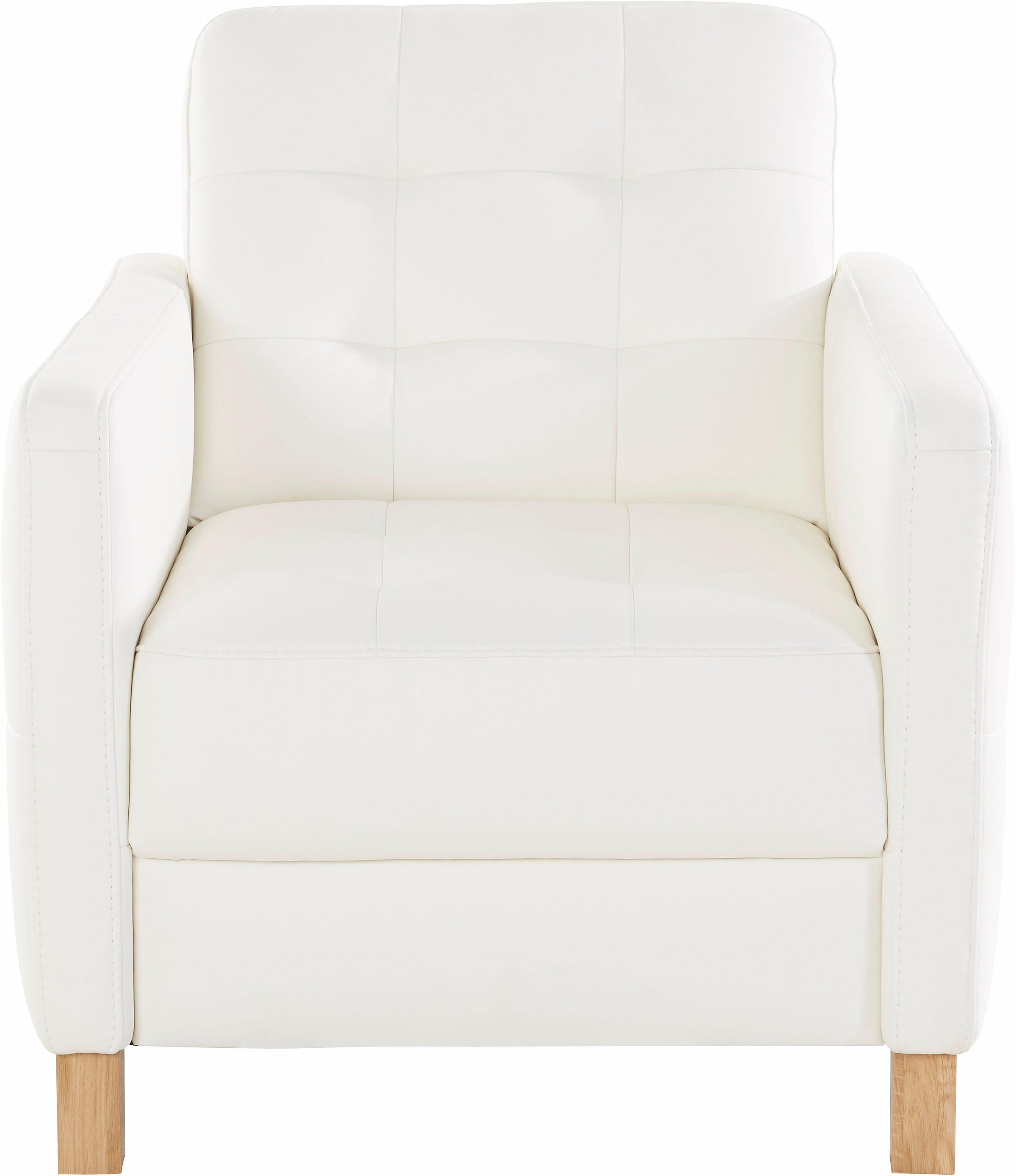 exxpo - sofa fashion Sessel »Elio, Loungesessel, aufwendige Detailverarbeitung, bequem und modern«, hoher Sitzkomfort für entspannende Momente