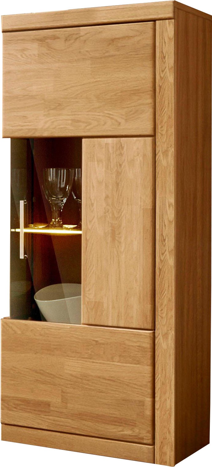 Home affaire Vitrine »Ribe,125cm hoch,4 Fächer,1Glasboden variabel einsetzb günstig online kaufen
