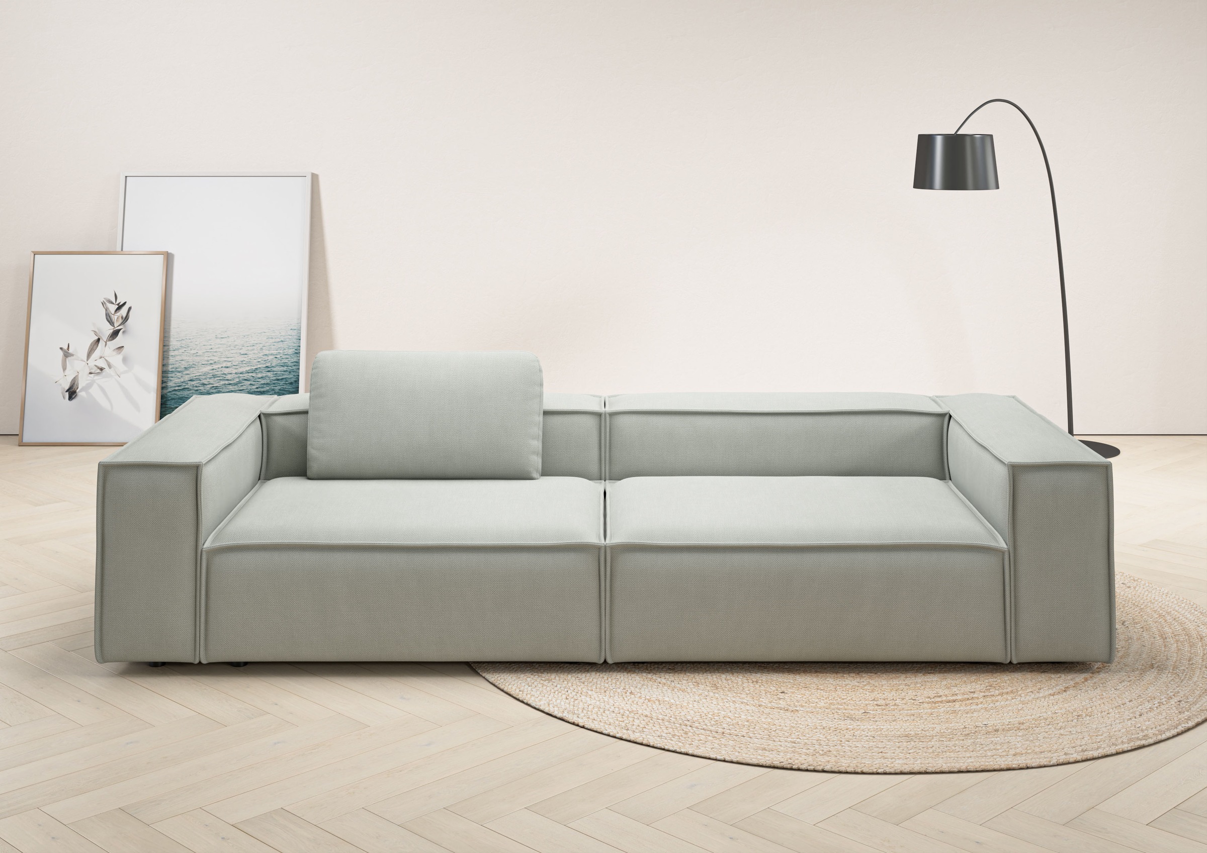 PLACES OF STYLE 3-Sitzer »Watertown moderner 3-Sitzer« extra breites Sofa m günstig online kaufen