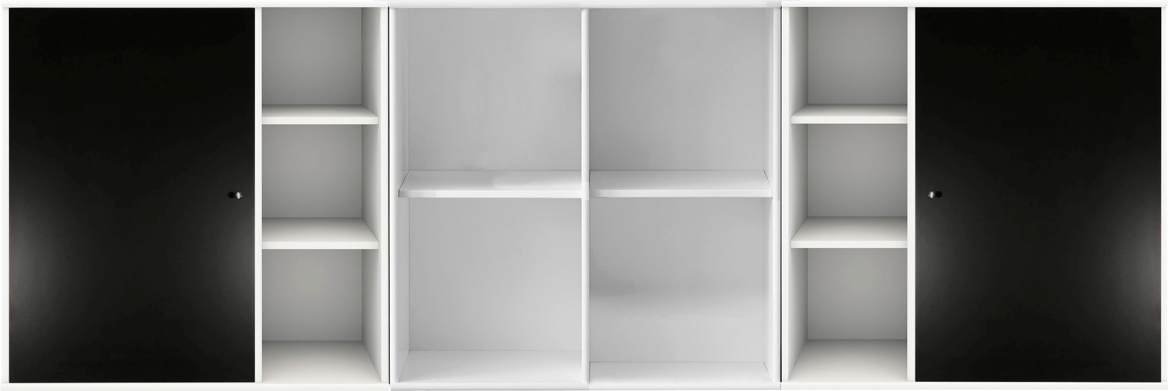 Hammel Furniture Sideboard »Mistral Kubus«, Kombination aus 3 Modulen, 2 Türen, Wandmontage/stehend, Breite: 207cm