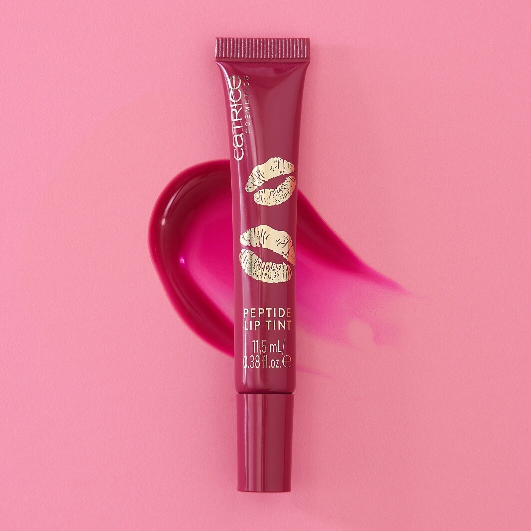 Catrice Lipgloss »KISS & GLOW Peptide Lip Tint«, (Set, 3 tlg.), dezente Farbe, ultra-glänzendes Finish, pflegend und vegan.
