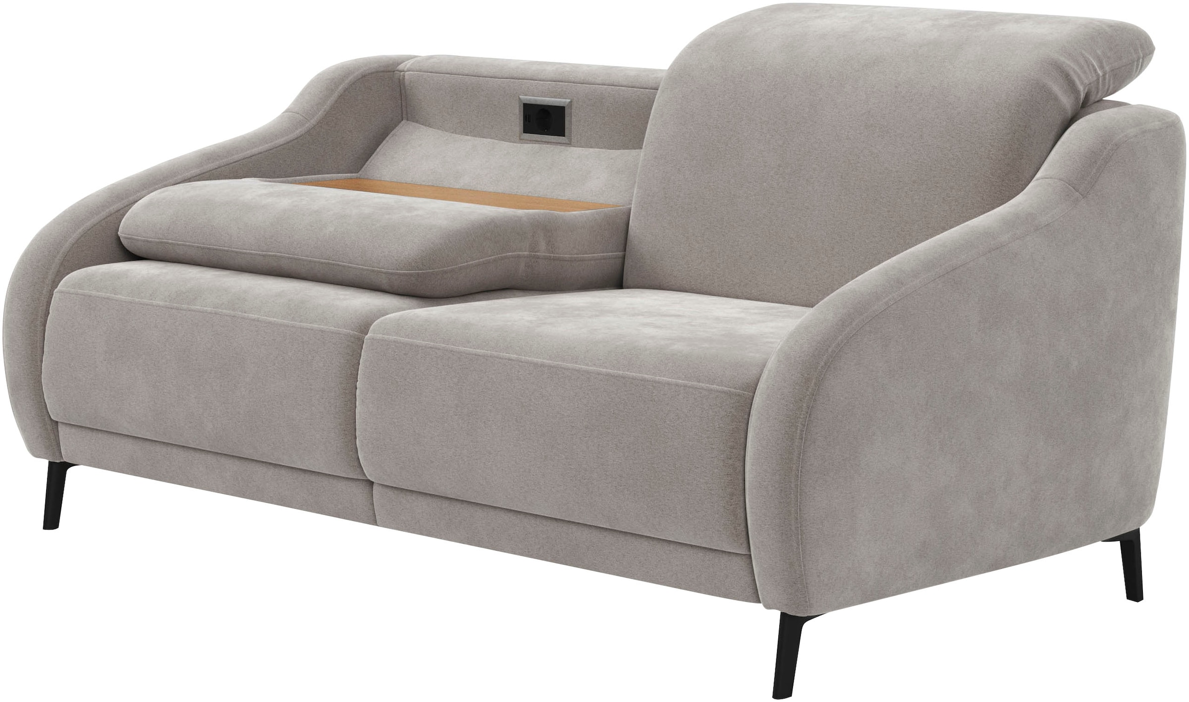 sit&more 3-Sitzer »Blues«, wahlweise mit Klapptisch und USB