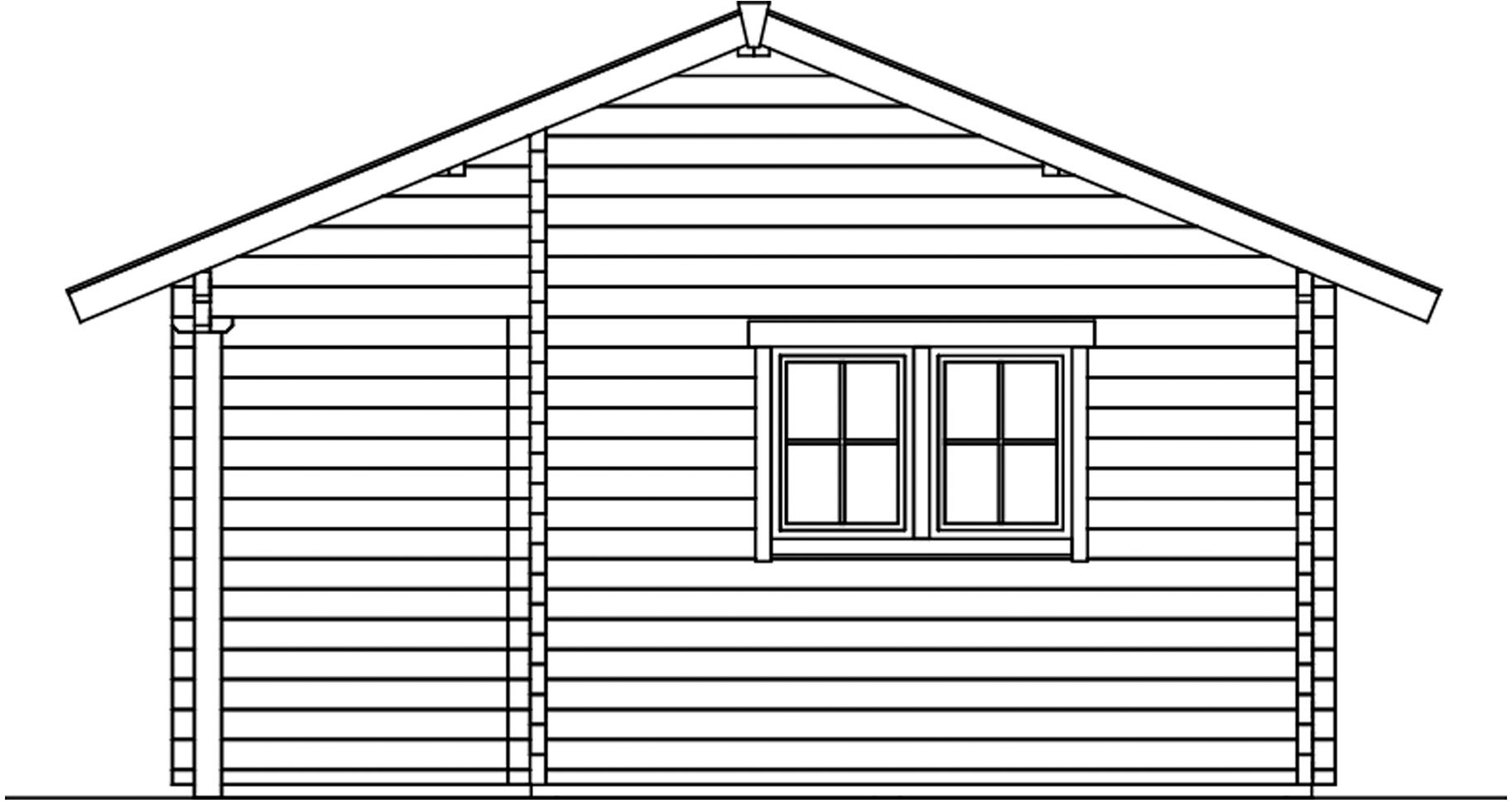 Skanholz Gartenhaus »Ontario«, mit Lattung