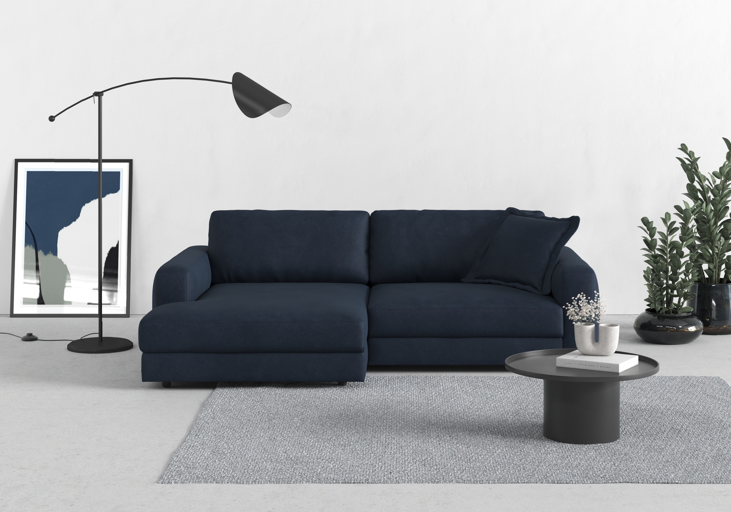 TRENDMANUFAKTUR Ecksofa »Bourbon, Mega Designsofa mit tollem Sitzkomfort, B günstig online kaufen