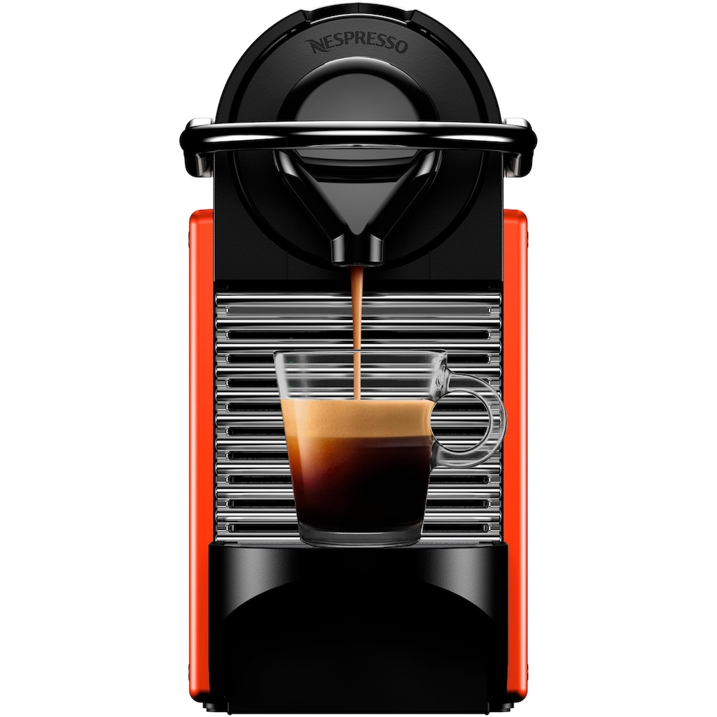 Nespresso Kapselmaschine »Pixie XN3045 von Krups, Red«, inkl. Willkommenspaket mit 14 Kapseln