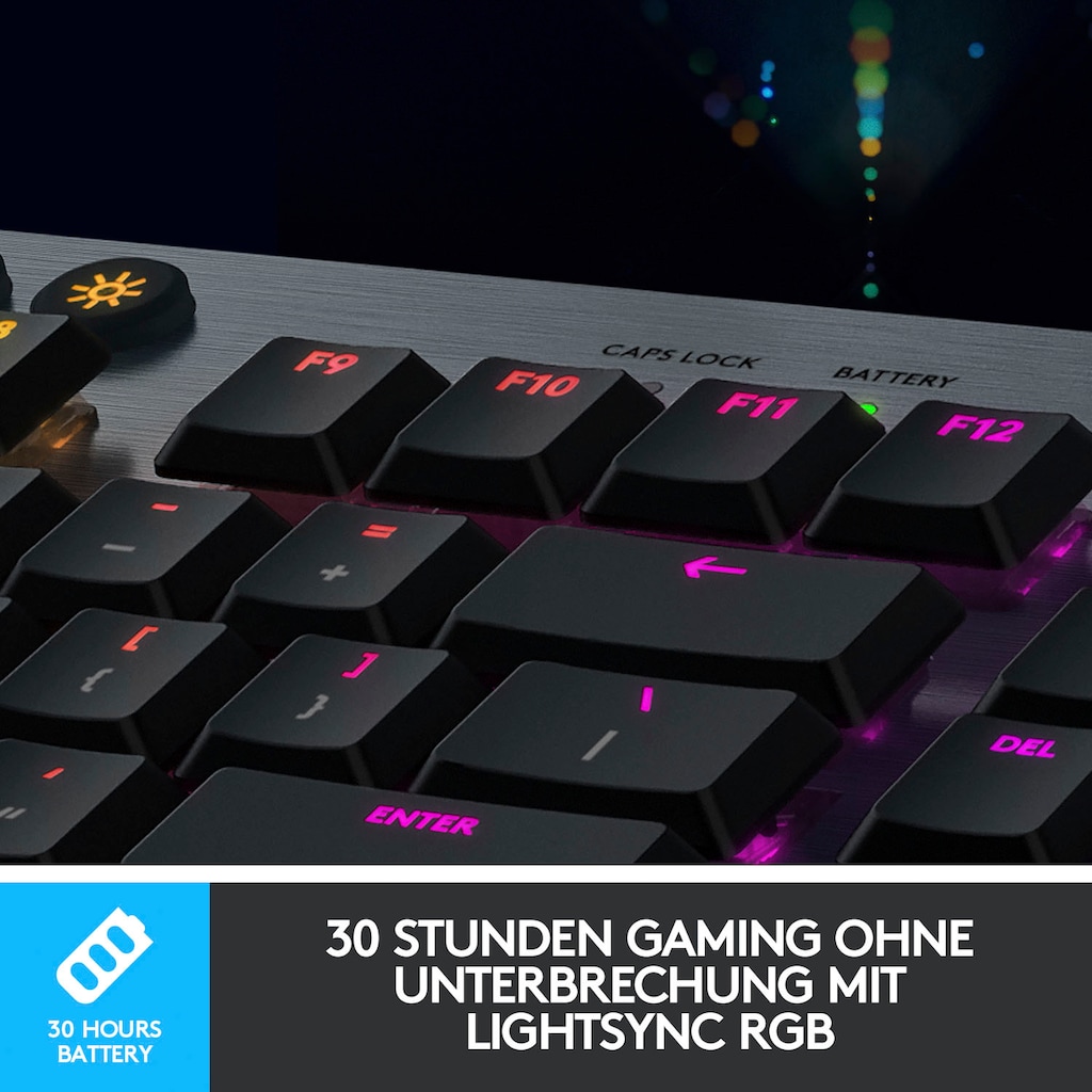 Logitech G Gaming-Tastatur »G915 LIGHTSPEED tactile«