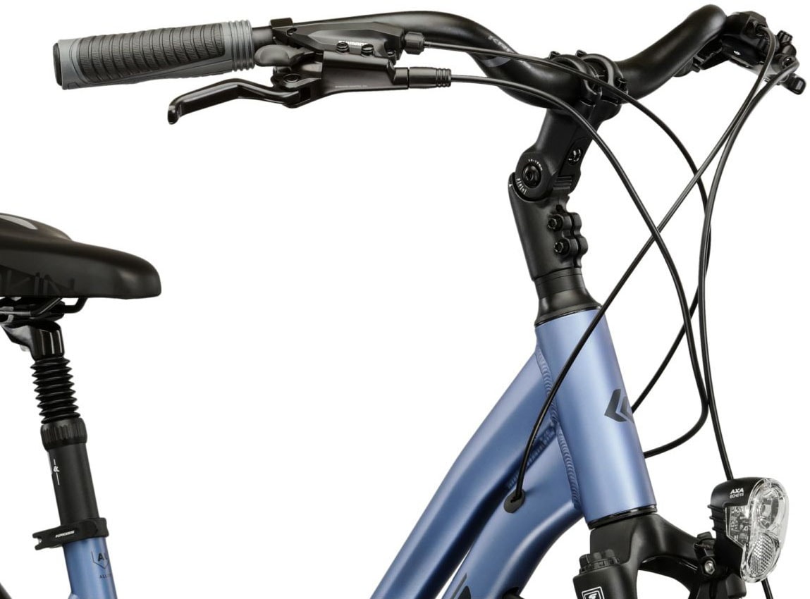 Kross Trekkingrad »Damen-Trekkingrad 28" Trans 4.0 Blau 24 Gänge« 24 Gang Shimano ACERA M3020 Schaltwerk Kettenschaltung