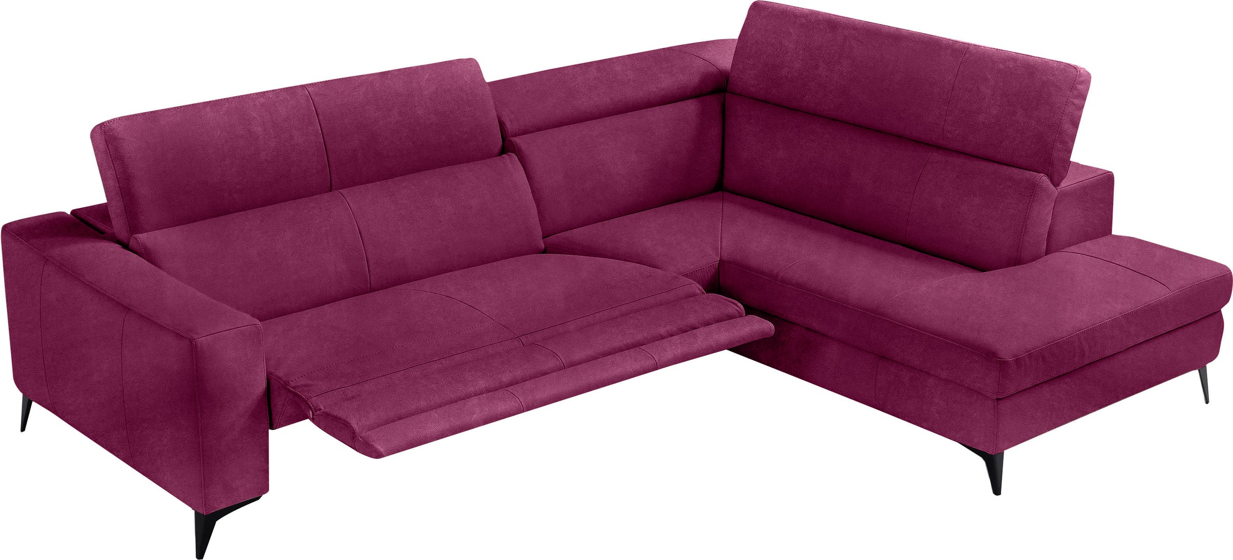 Egoitaliano Ecksofa »Edith, Designsofa mit hohem Sitzkomfort, L-Form«, inkl günstig online kaufen