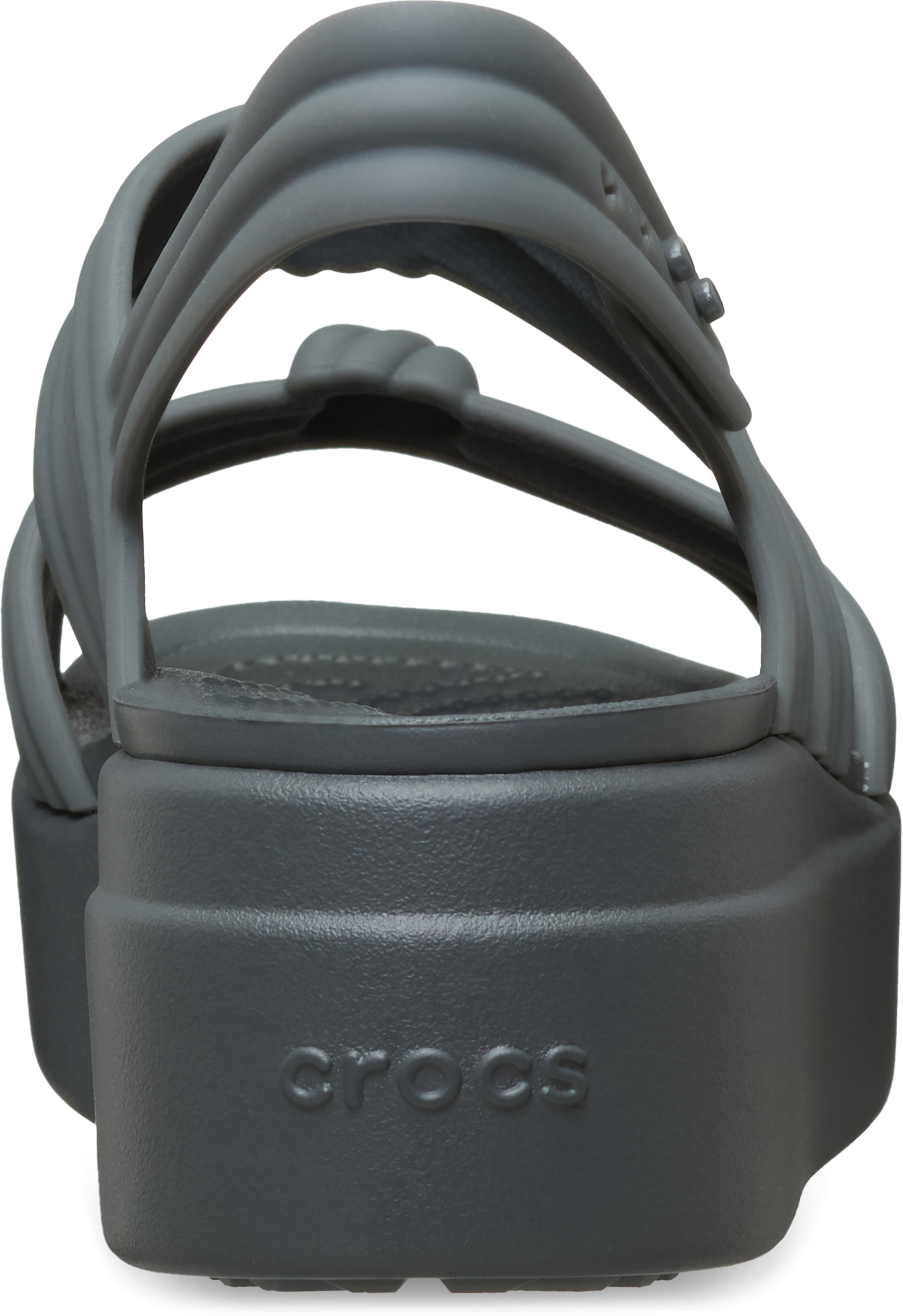 Crocs Keilsandalette »Brooklyn Knot Low Wedge«  Sommerschuh, Plateausandalette, Urlaubsschuh mit weichem Fußbett