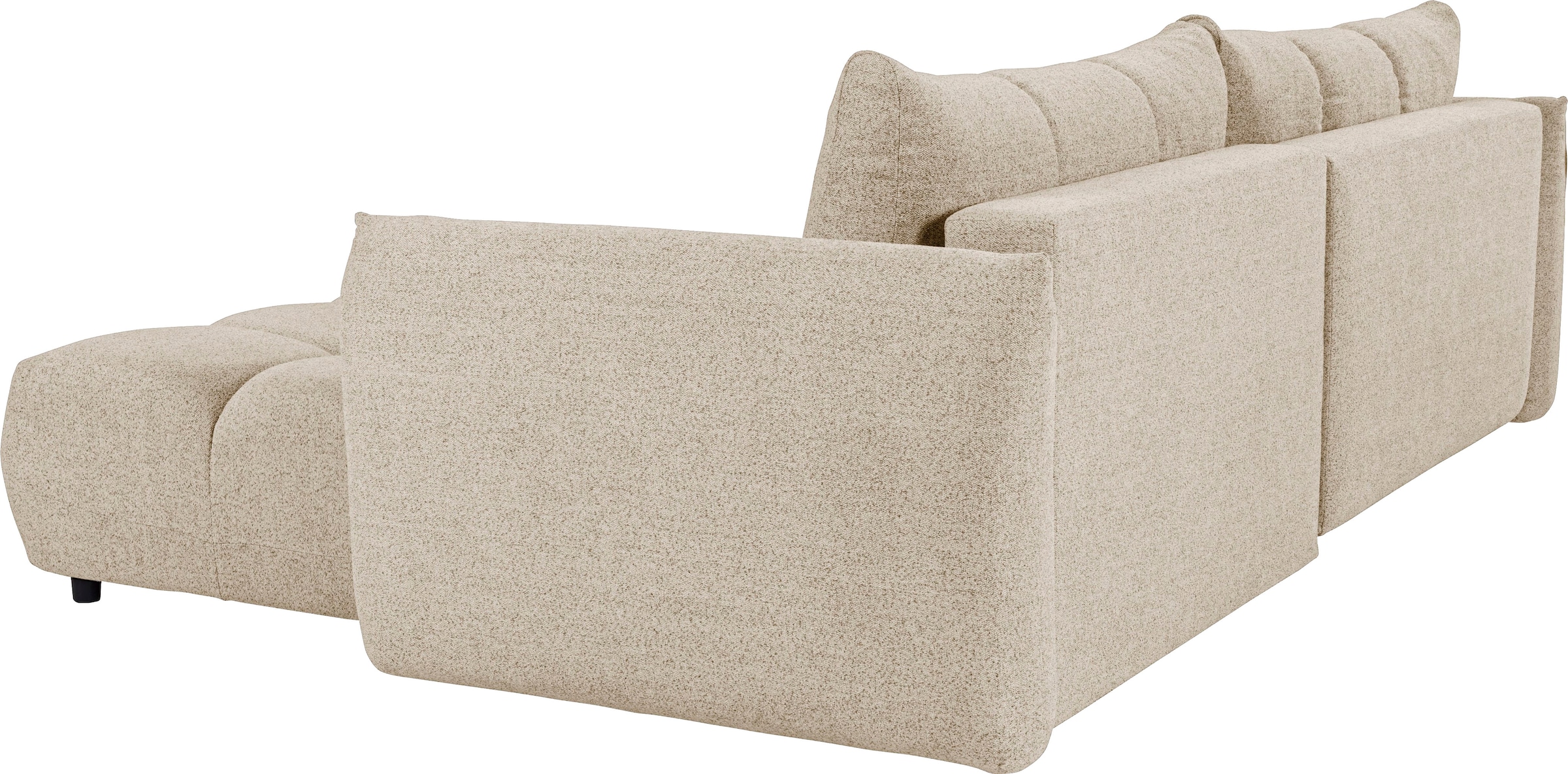 exxpo - sofa fashion Ecksofa »Livonia, B/T: 260/187, modern & praktisch für kleine Räume« Mit Bettfunktion & Bettkasten,hoher Sitzkomfort,inkl. Steppung, L-Form