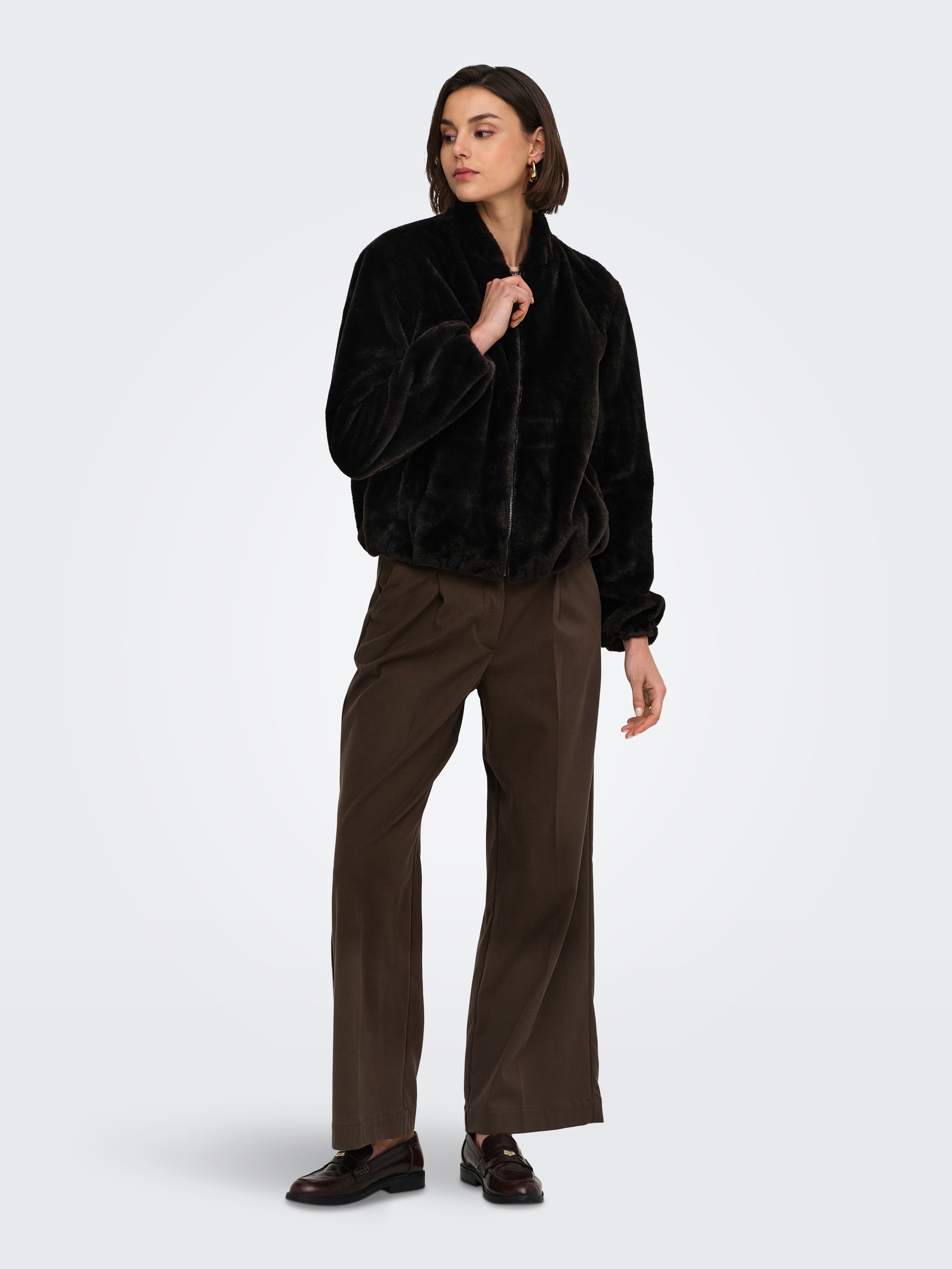 JDY Fellimitatjacke »JDYMACY FAUX FUR BALLOON JACKET OTW SIE« Kunstfaser