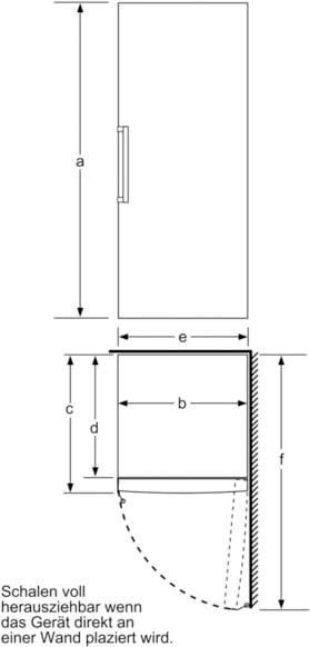 BOSCH Gefrierschrank »GSN54AWDV«, 6, 176 cm hoch, 70 cm breit