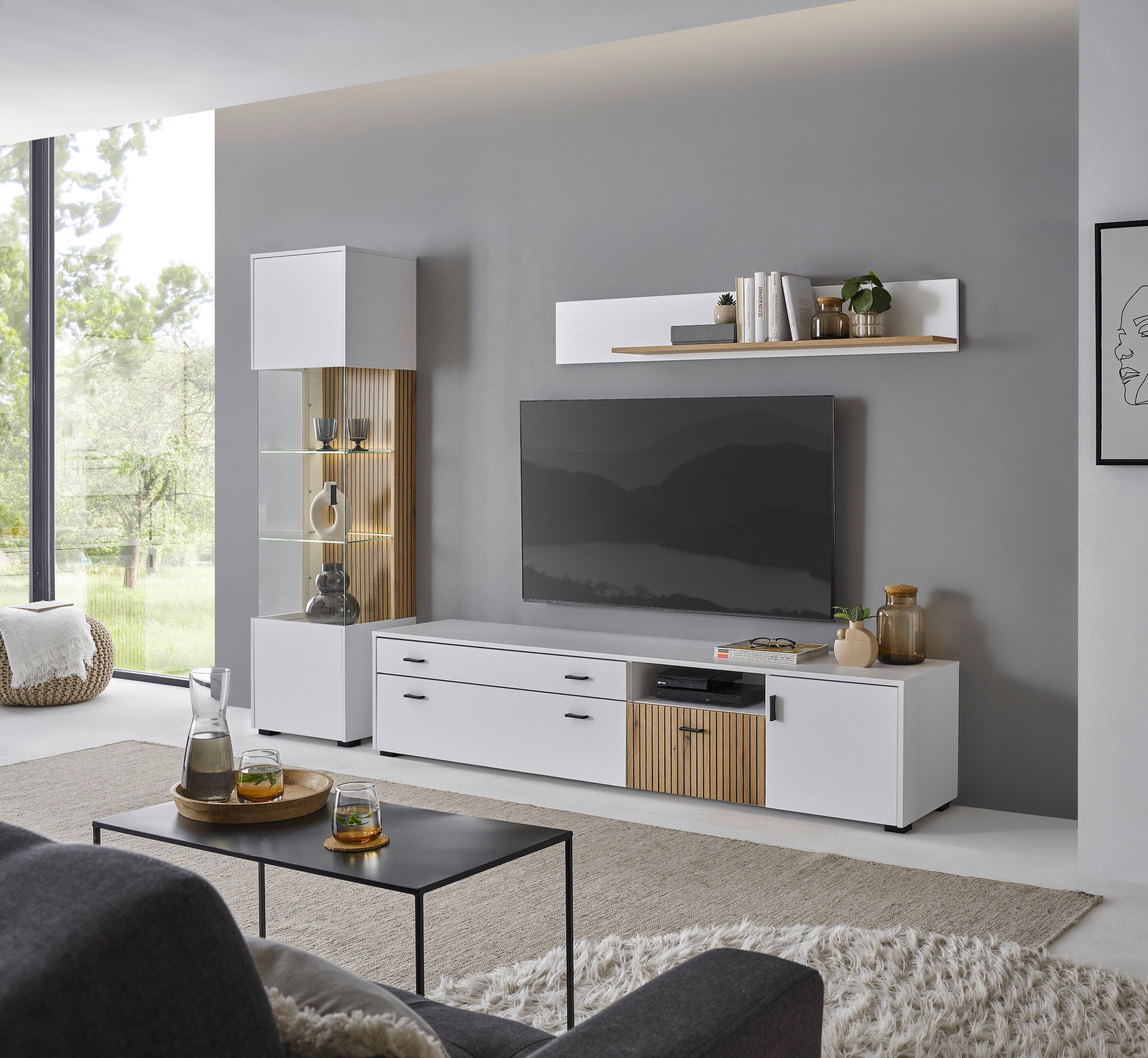 INOSIGN Wohnwand »HUDSON« Set, 3 Stk. tlg.