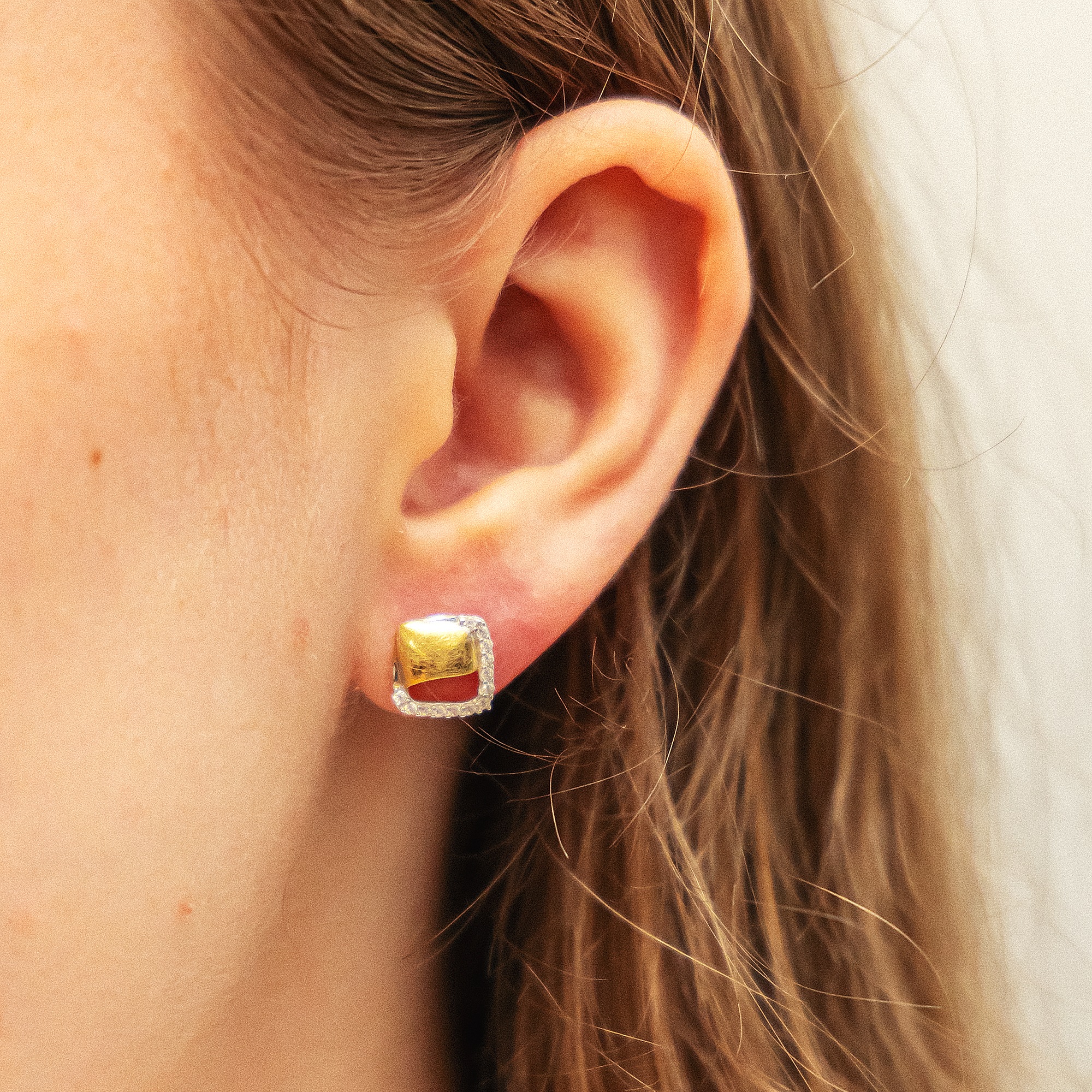 Fascination by Ellen K. Paar Ohrstecker »585 Gelbgold Zirkonia«