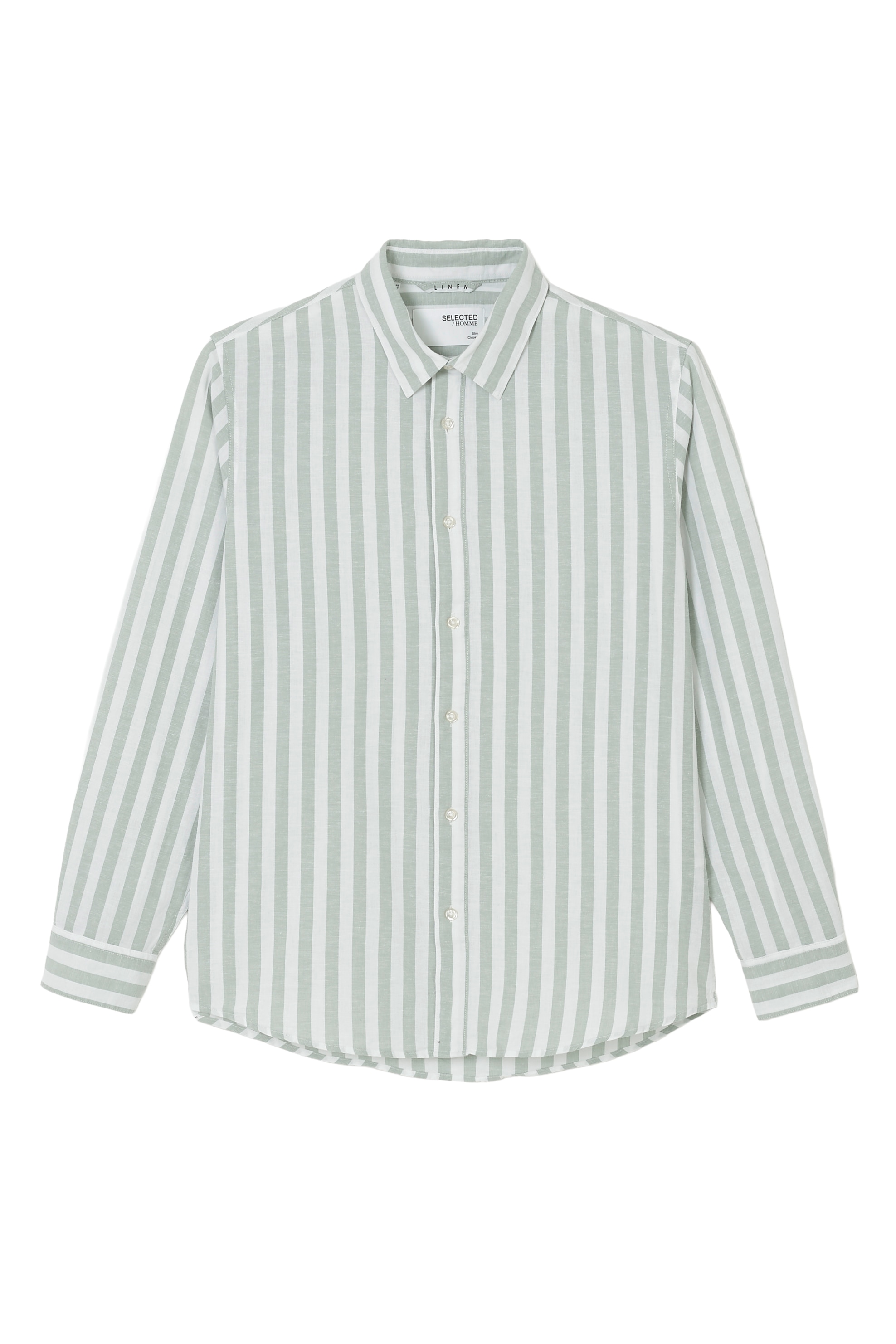 SELECTED HOMME Leinenhemd »NEW-LINEN SHIRT«, unifarben