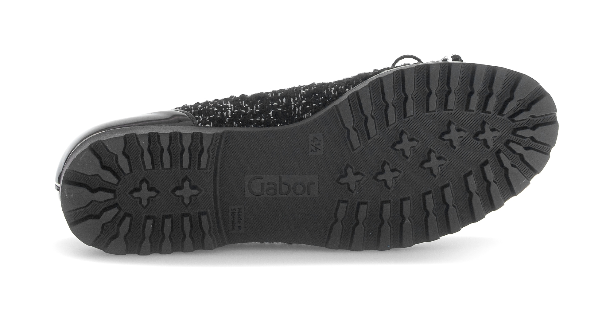 Gabor Ballerina, Blockabsatz, Schlupfschuh, Businessschuh mit süßer Zierschleife