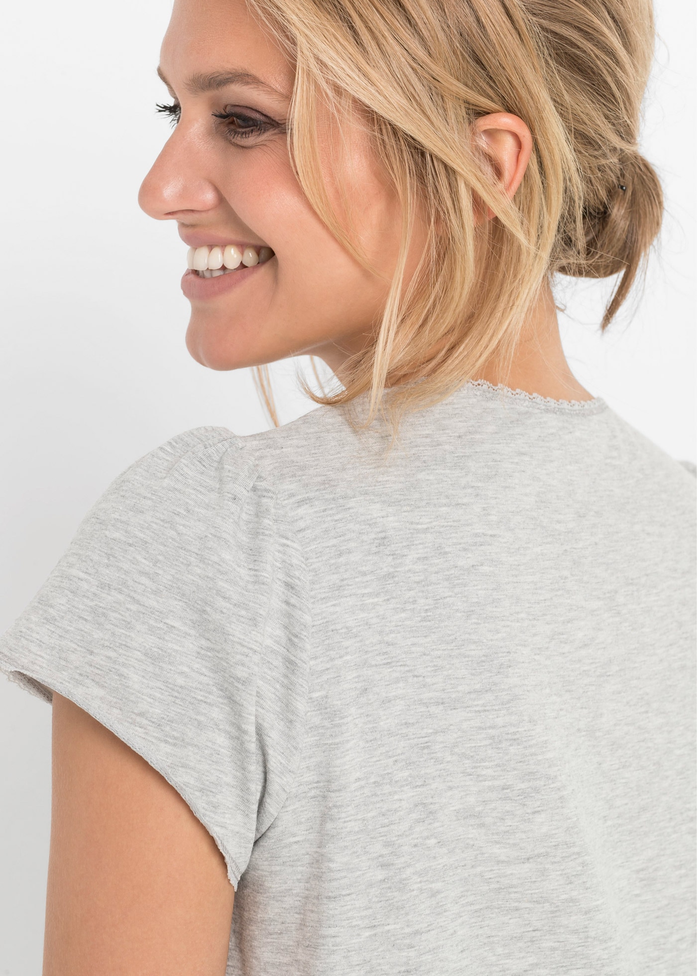 bonprix Stillkleid Still-Nachthemd mit Baumwolle