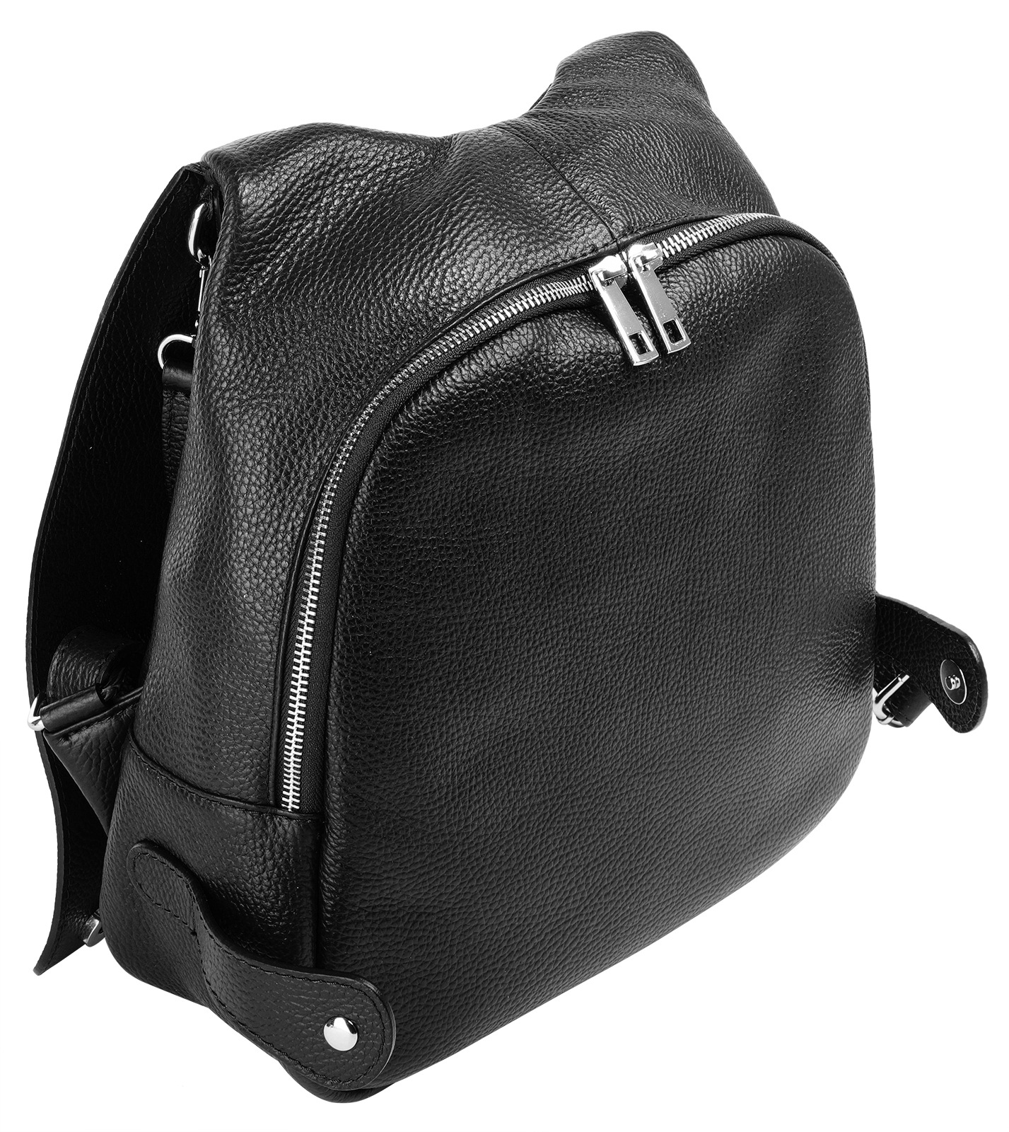 Cluty Cityrucksack, echt Leder, Made in Italy