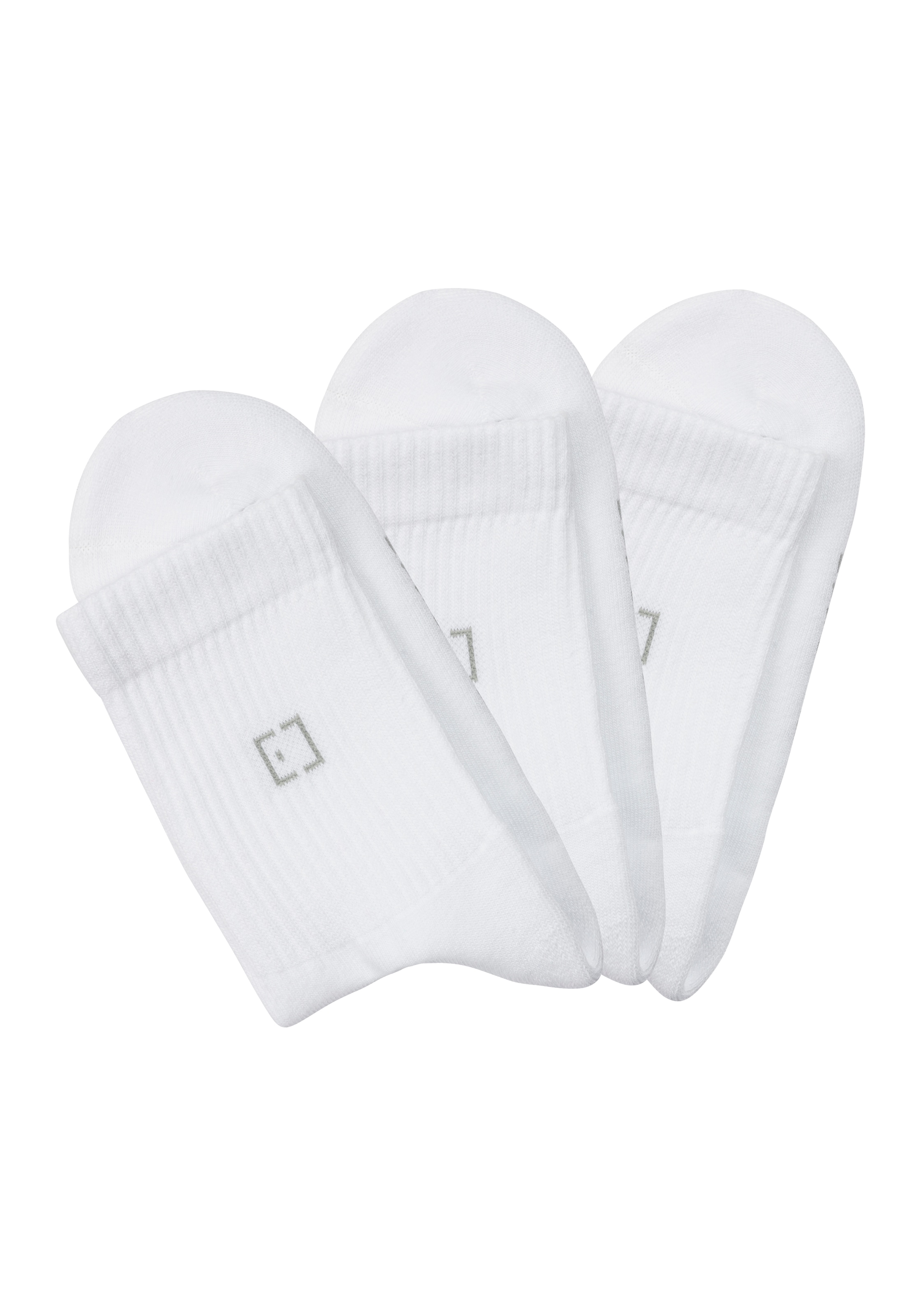 Elbsand Socken, (Packung, 3 Paar), mit Frottee und eingestricktem Markenlogo