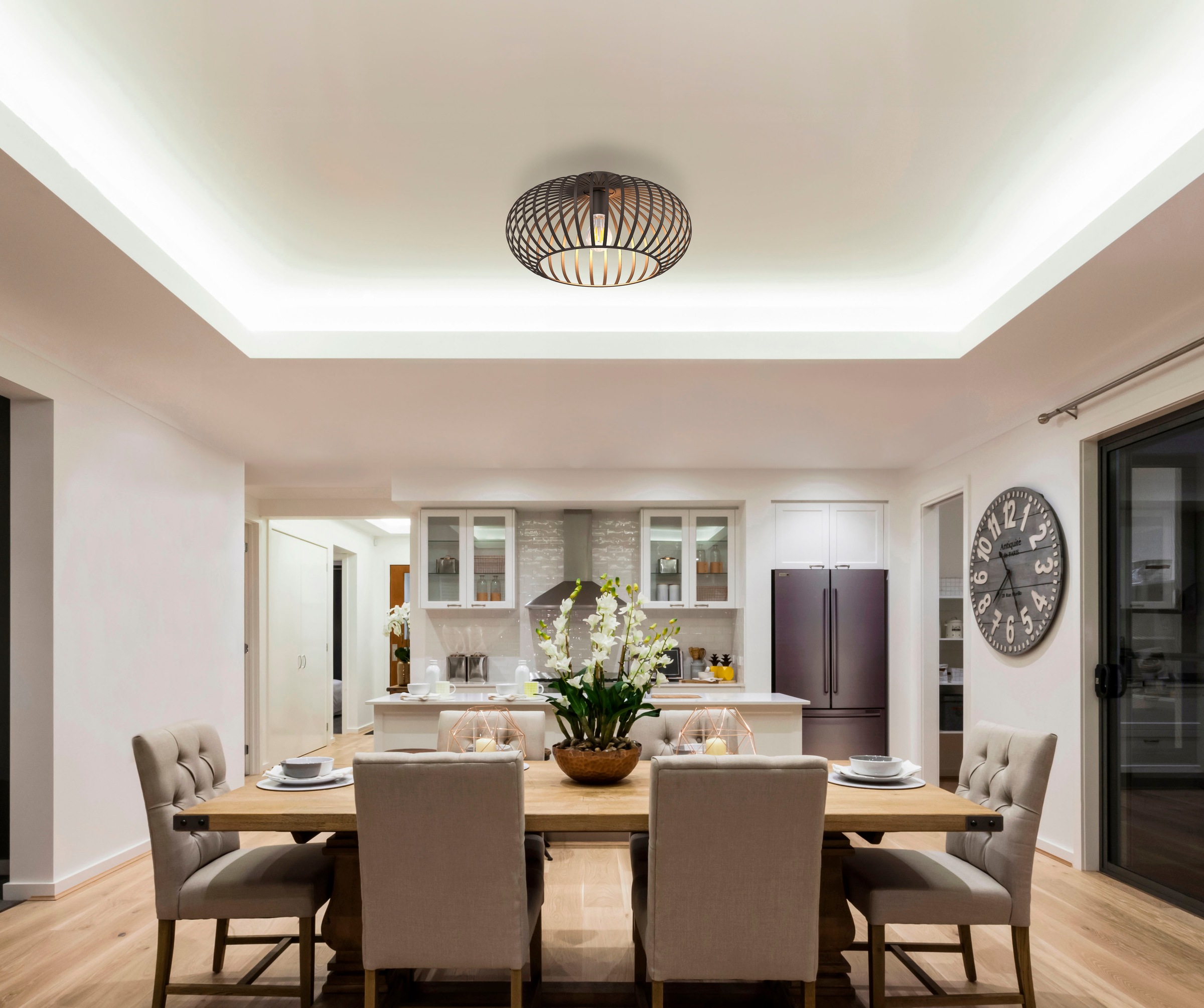 NOWA Deckenleuchte »MAX«, Leuchtmittel E27 | ohne Leuchtmittel, Deckenlampe, Esszimmer, Wohnzimmer