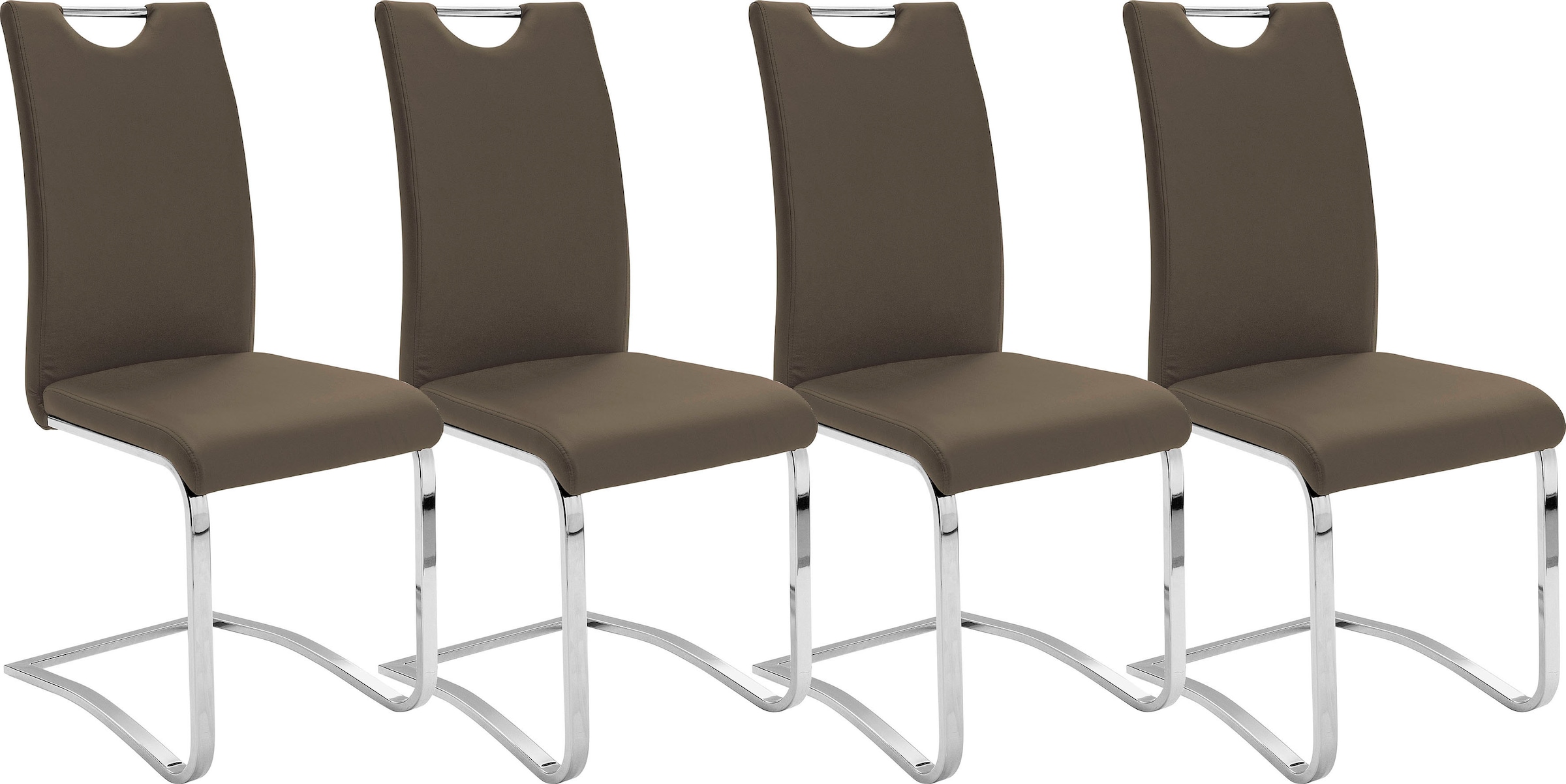 MCA furniture Freischwinger »Köln«, (Set), 4 St., Kunstlederbezug, Komforts günstig online kaufen