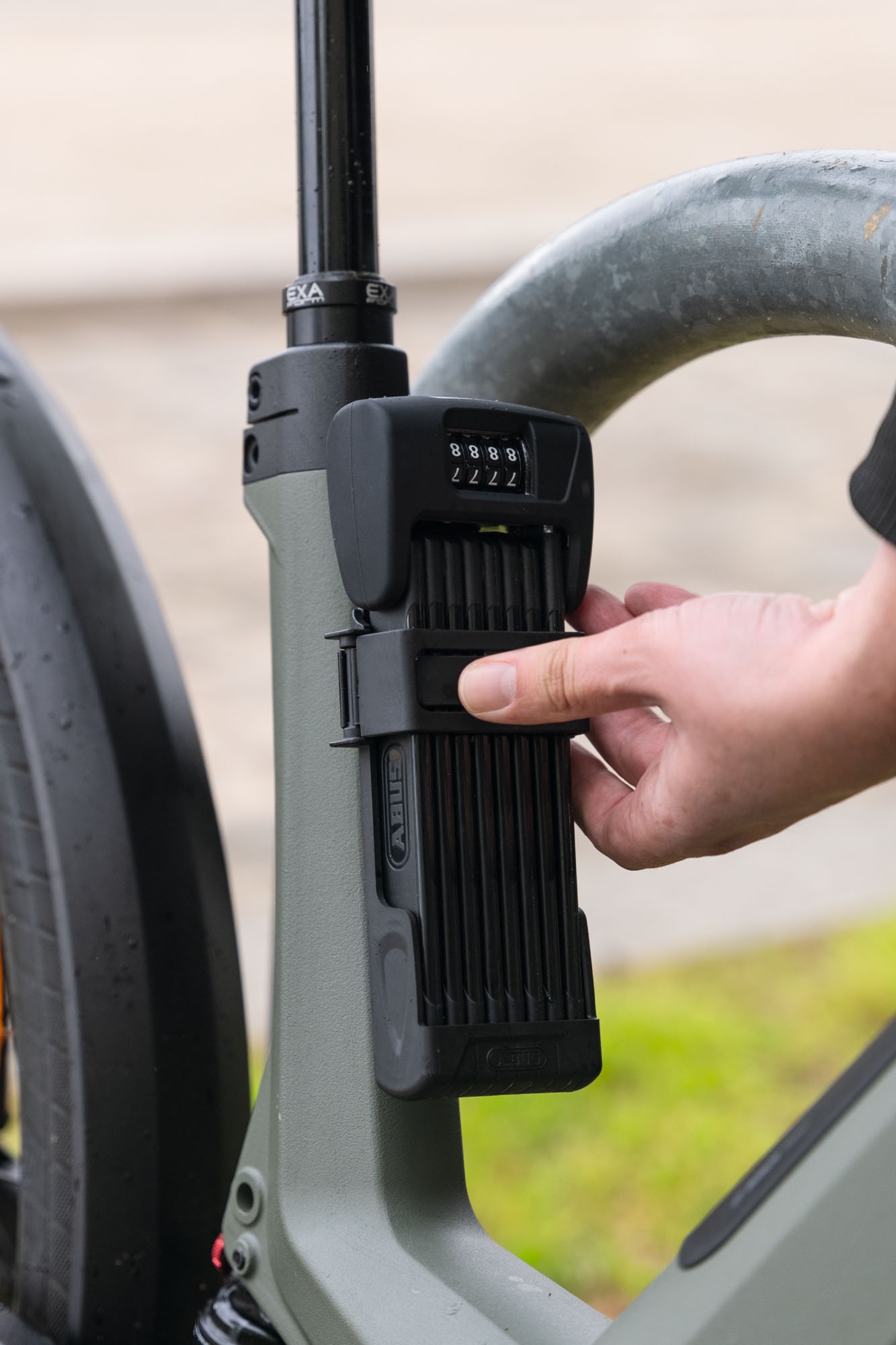 ABUS Faltschloss »BORDO 6200K/90 SH BK«