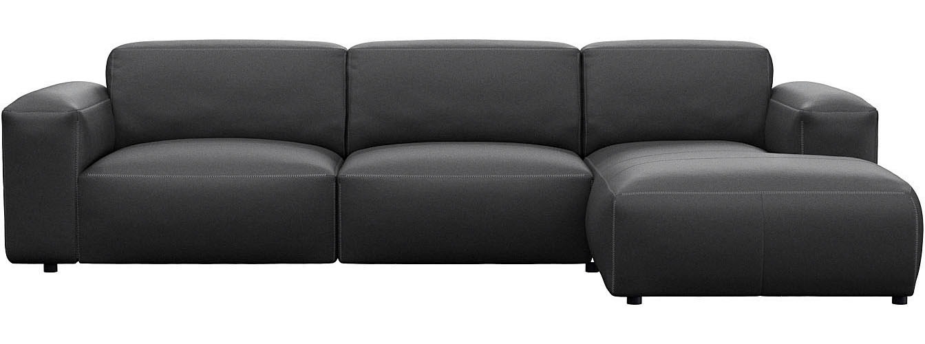 FLEXLUX Ecksofa »Lucera bequem und komfortabel durch hochwertigen Sitzaufba günstig online kaufen
