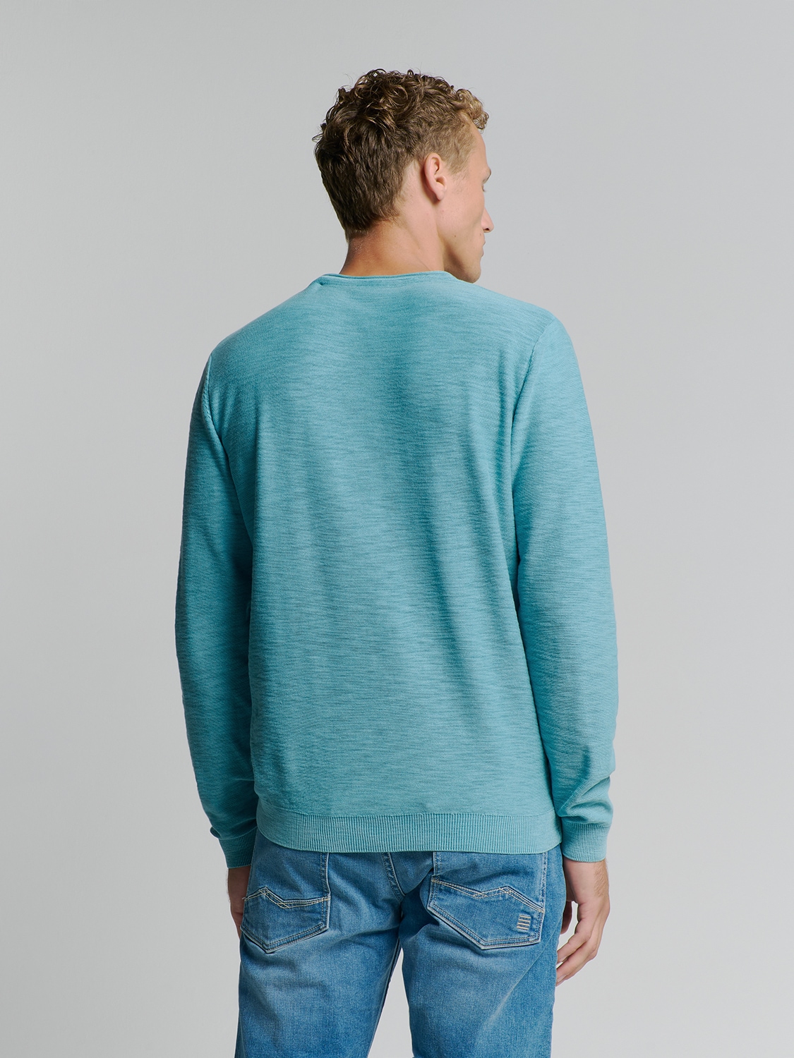 NO EXCESS Rundhalspullover »No Excess Pullover mit Rundhalsausschnitt«