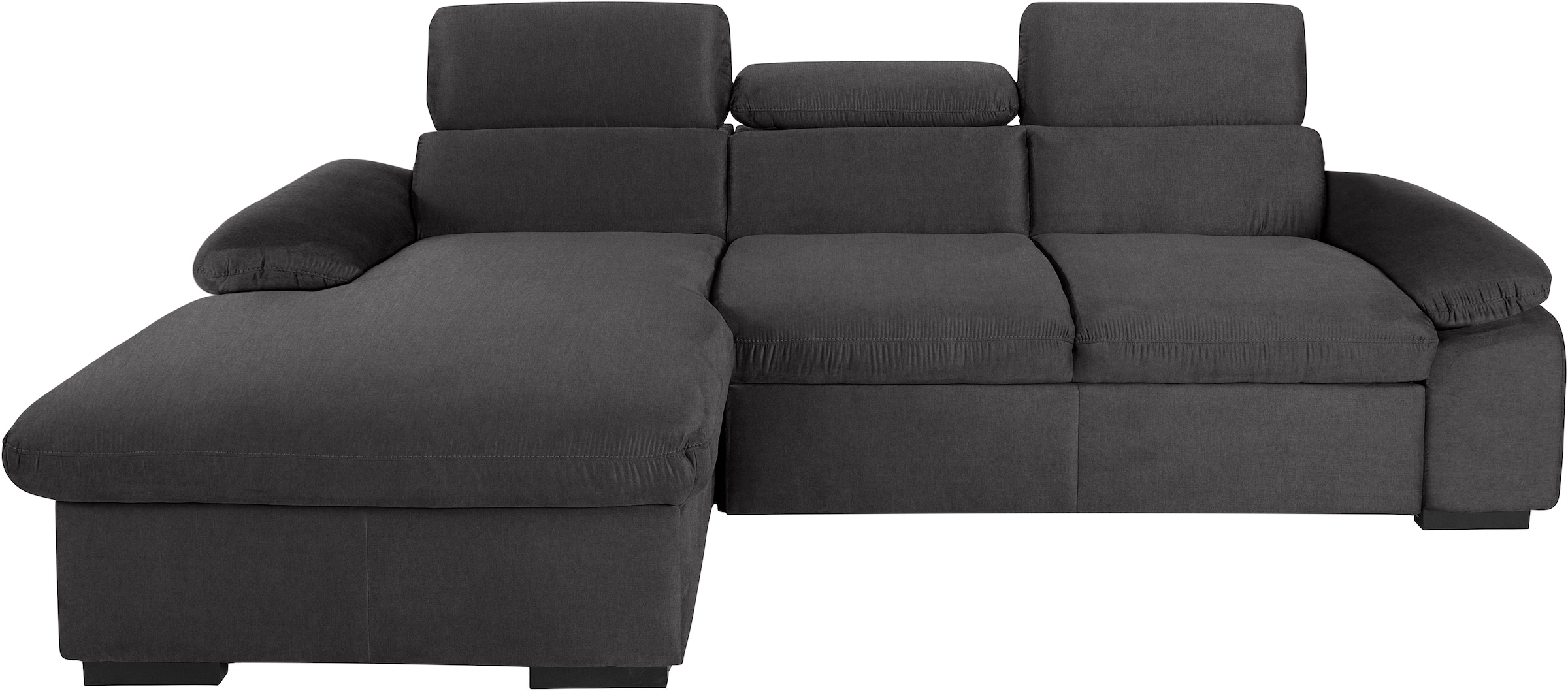 COTTA Ecksofa »Lola L-Form mit Kopfteilfunktion & Hocker« wahlweise mit Bet günstig online kaufen